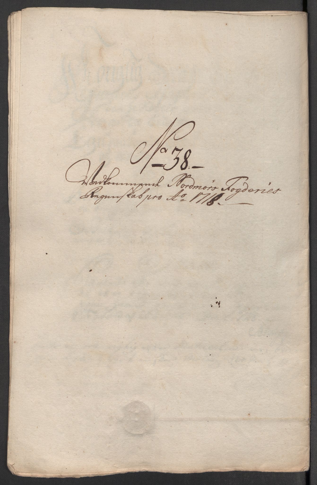 Rentekammeret inntil 1814, Reviderte regnskaper, Fogderegnskap, RA/EA-4092/R56/L3751: Fogderegnskap Nordmøre, 1718, s. 232