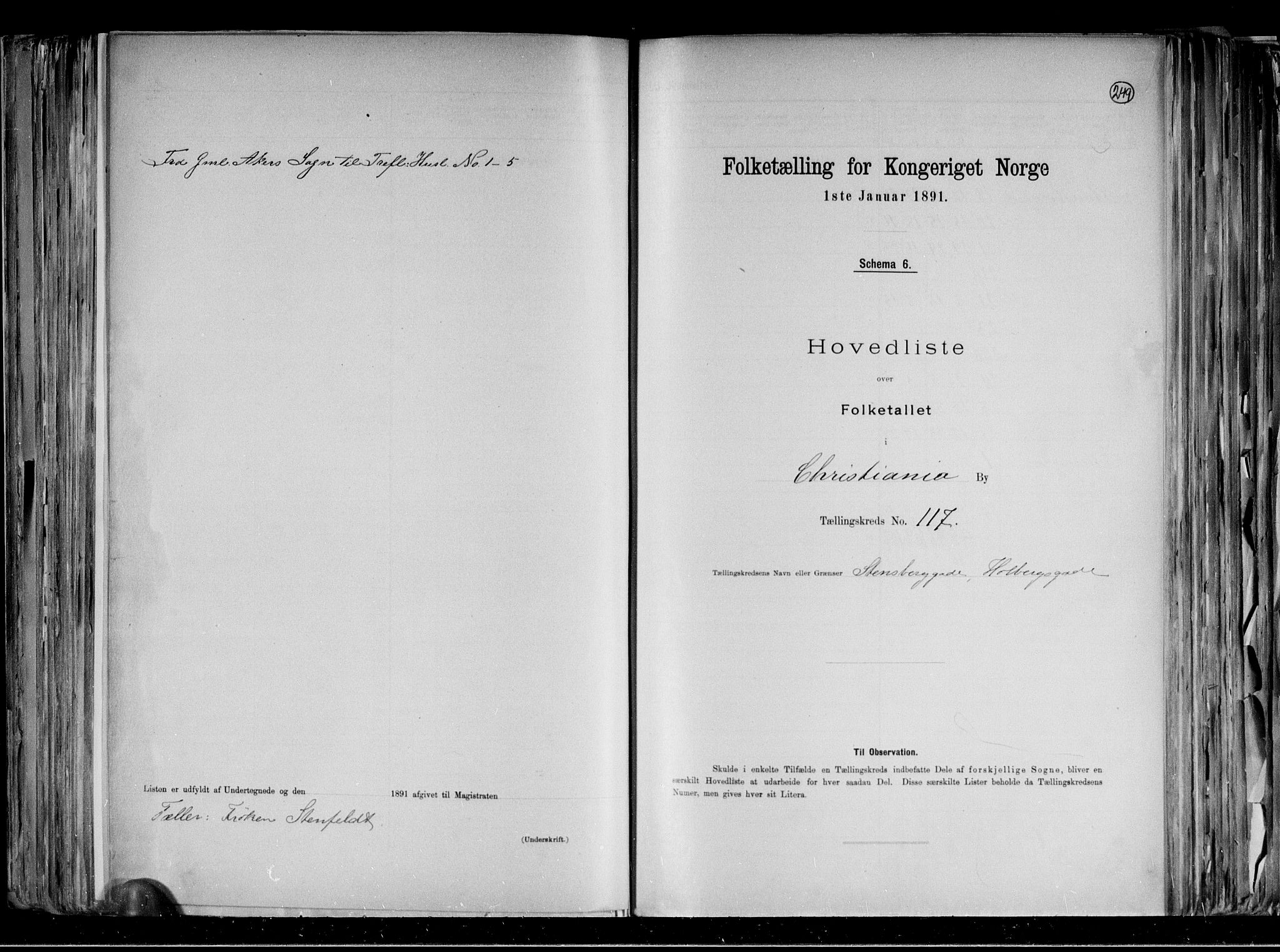 RA, Folketelling 1891 for 0301 Kristiania kjøpstad, 1891, s. 62588