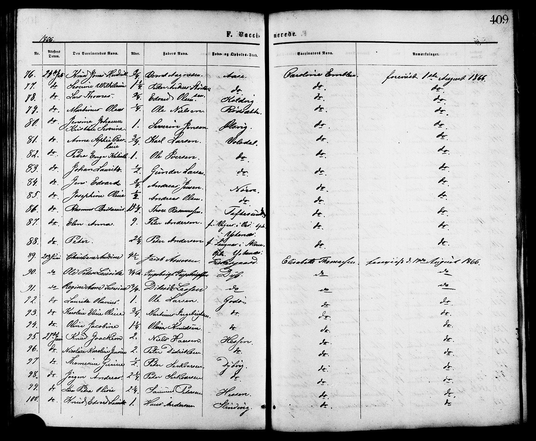 Ministerialprotokoller, klokkerbøker og fødselsregistre - Møre og Romsdal, AV/SAT-A-1454/528/L0399: Ministerialbok nr. 528A10, 1864-1879, s. 409