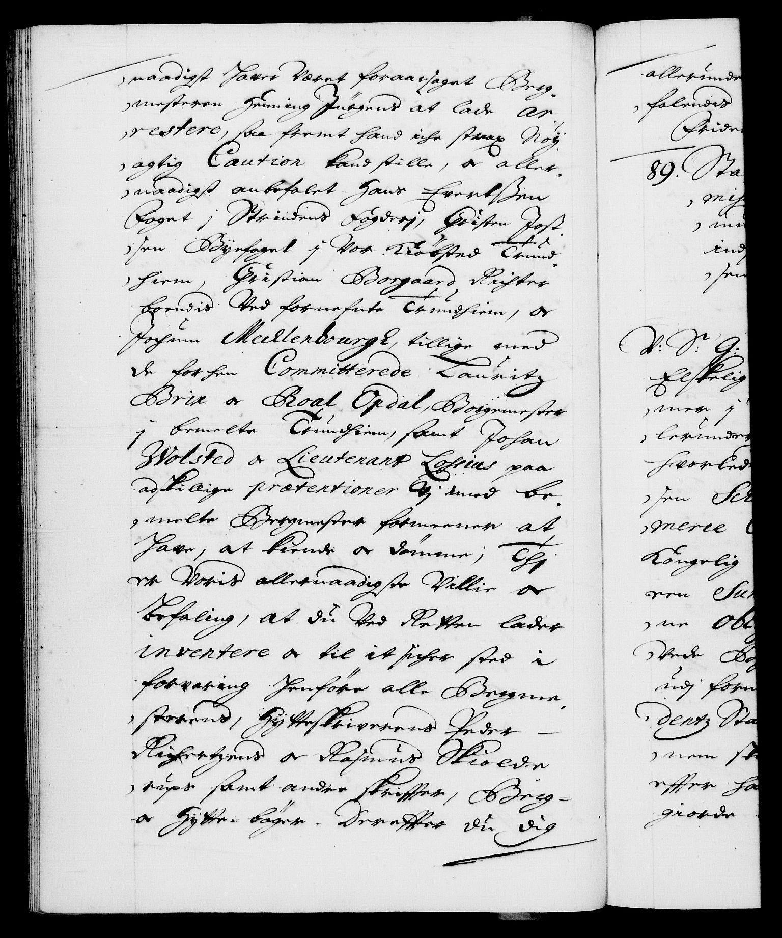 Danske Kanselli 1572-1799, AV/RA-EA-3023/F/Fc/Fca/Fcab/L0013: Norske tegnelser (mikrofilm), 1684-1687, s. 62b