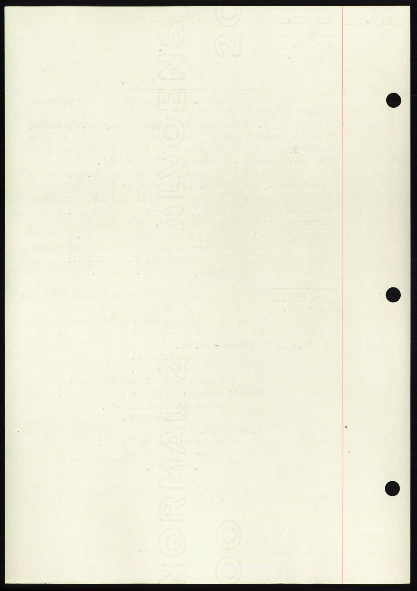 Namdal sorenskriveri, SAT/A-4133/1/2/2C: Pantebok nr. -, 1916-1921, Tingl.dato: 21.05.1921