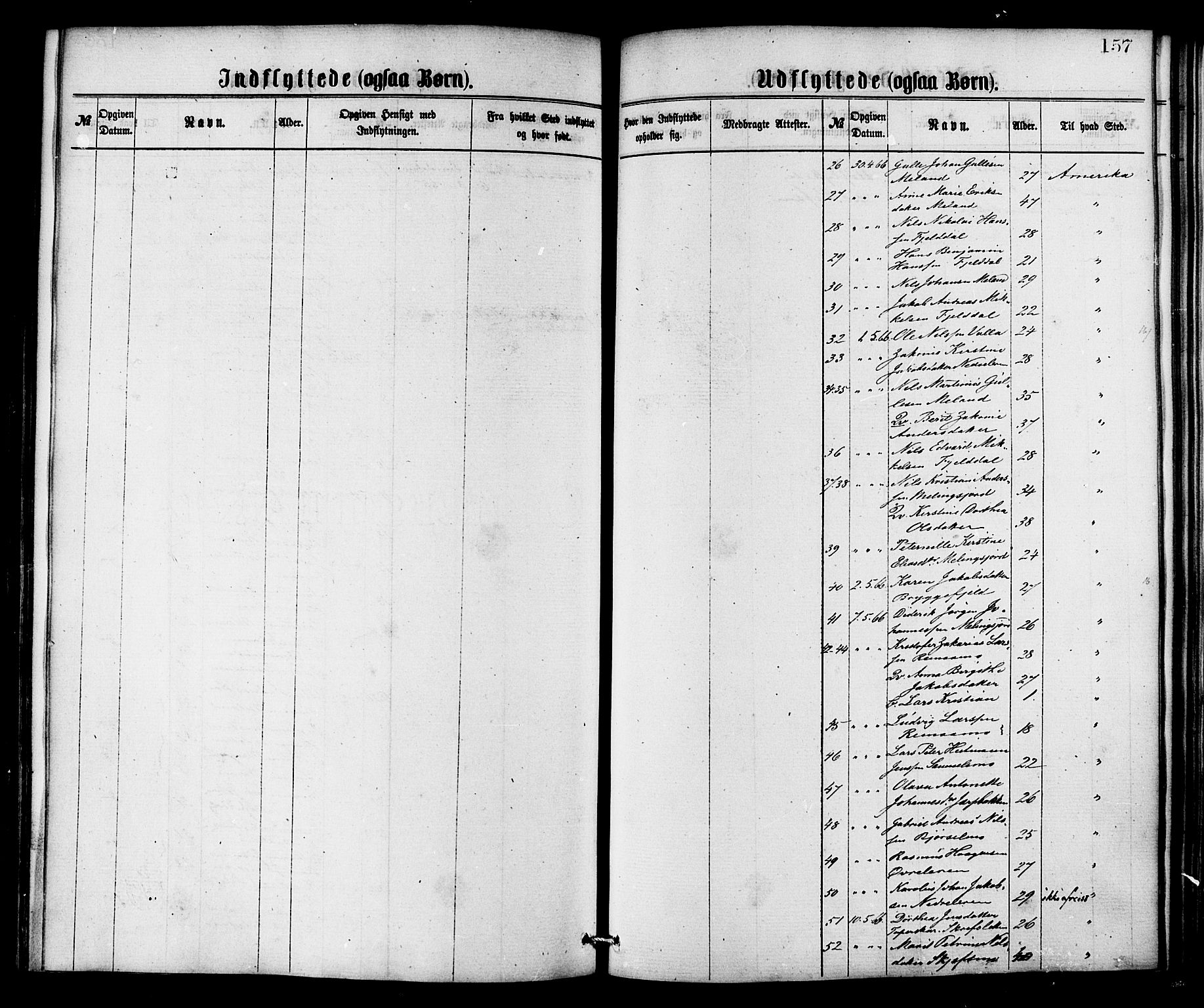 Ministerialprotokoller, klokkerbøker og fødselsregistre - Nordland, SAT/A-1459/826/L0378: Ministerialbok nr. 826A01, 1865-1878, s. 157