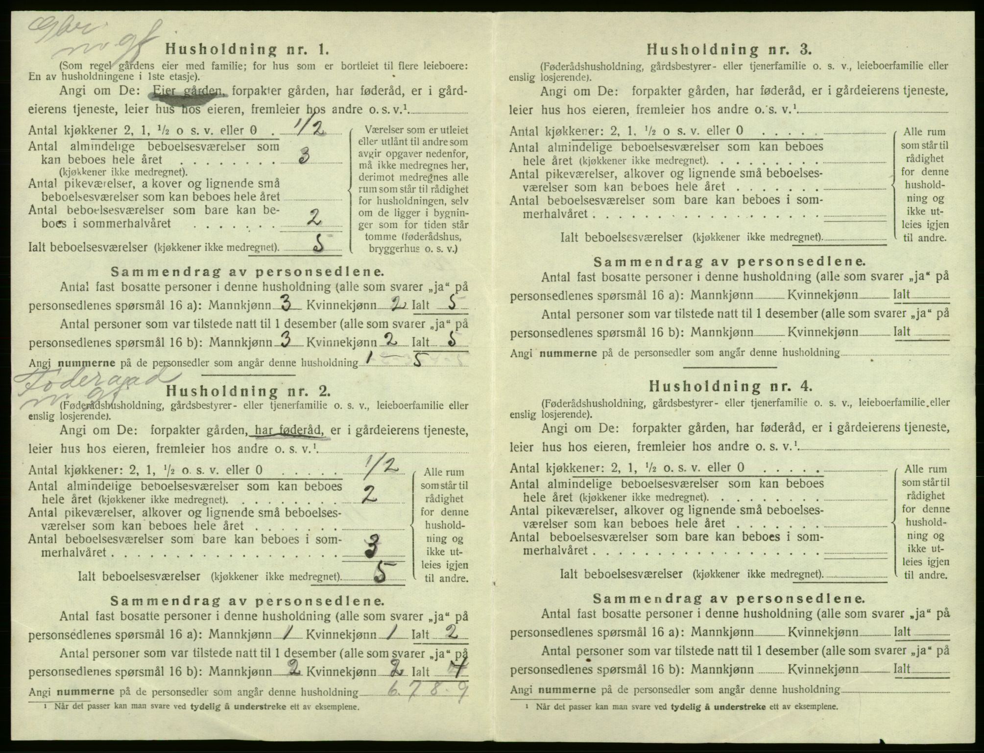 SAB, Folketelling 1920 for 1238 Kvam herred, 1920, s. 844