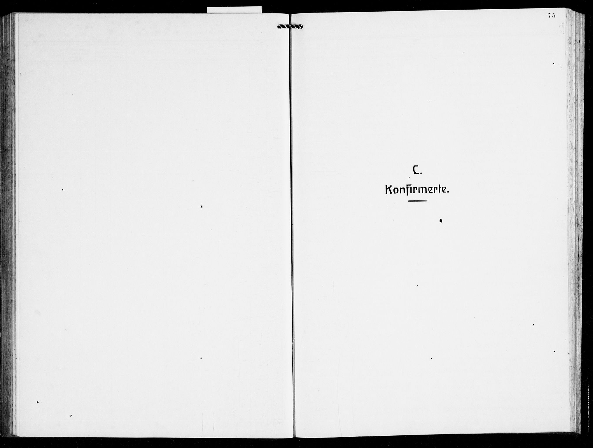 Finnås sokneprestembete, AV/SAB-A-99925/H/Ha/Hab/Haba/L0005: Klokkerbok nr. A 5, 1924-1945, s. 75