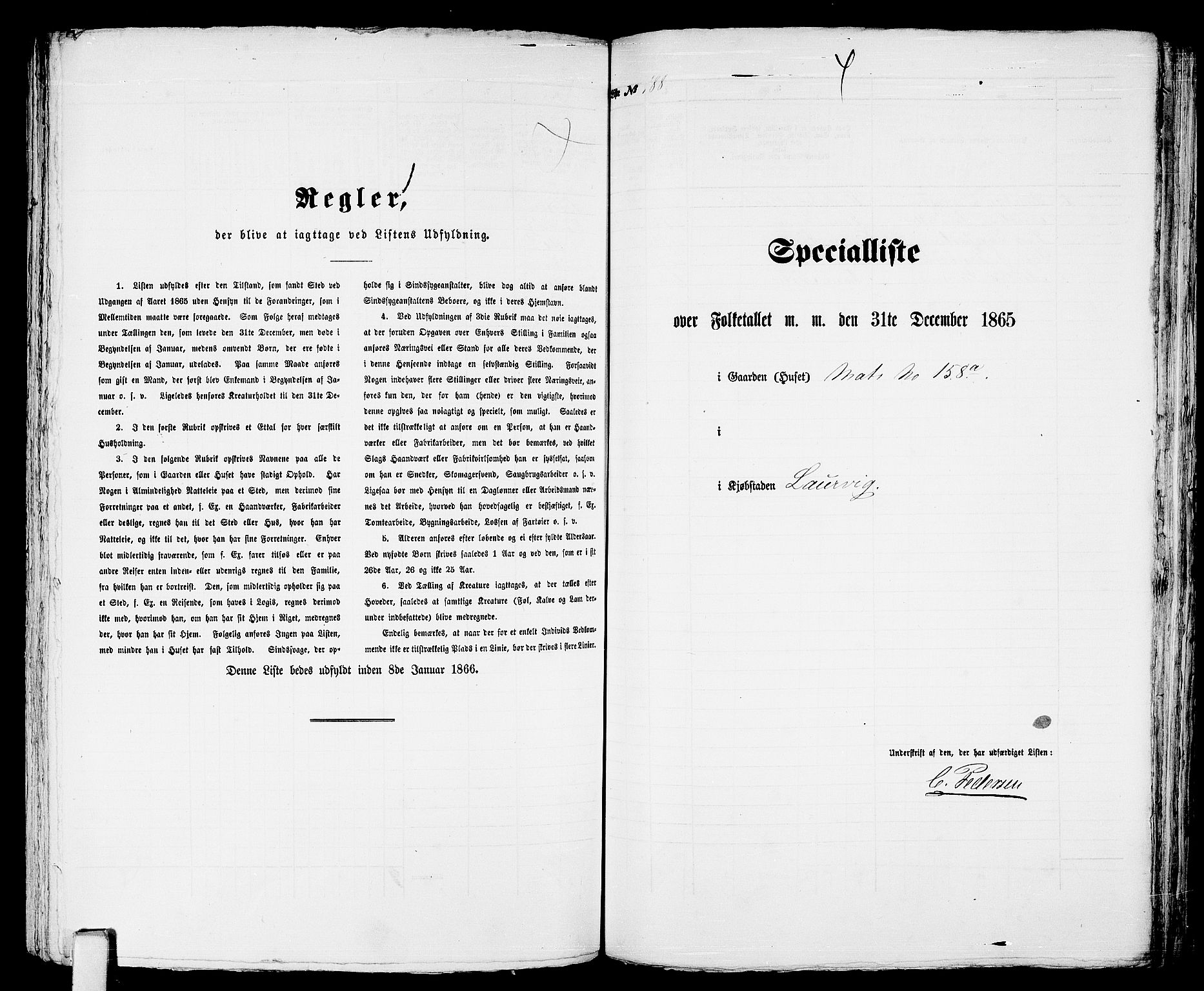 RA, Folketelling 1865 for 0707P Larvik prestegjeld, 1865, s. 389