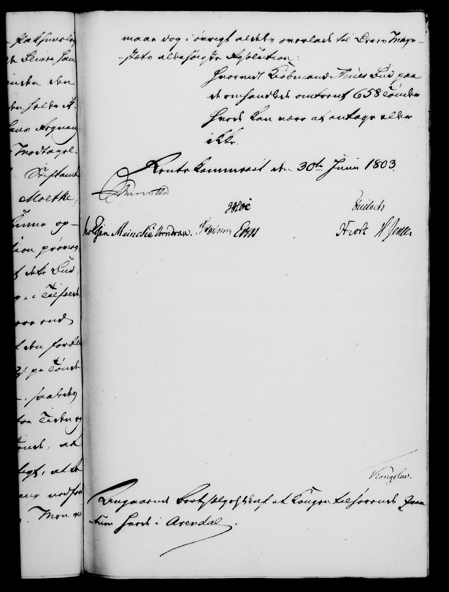 Rentekammeret, Kammerkanselliet, RA/EA-3111/G/Gf/Gfa/L0085: Norsk relasjons- og resolusjonsprotokoll (merket RK 52.85), 1803, s. 629