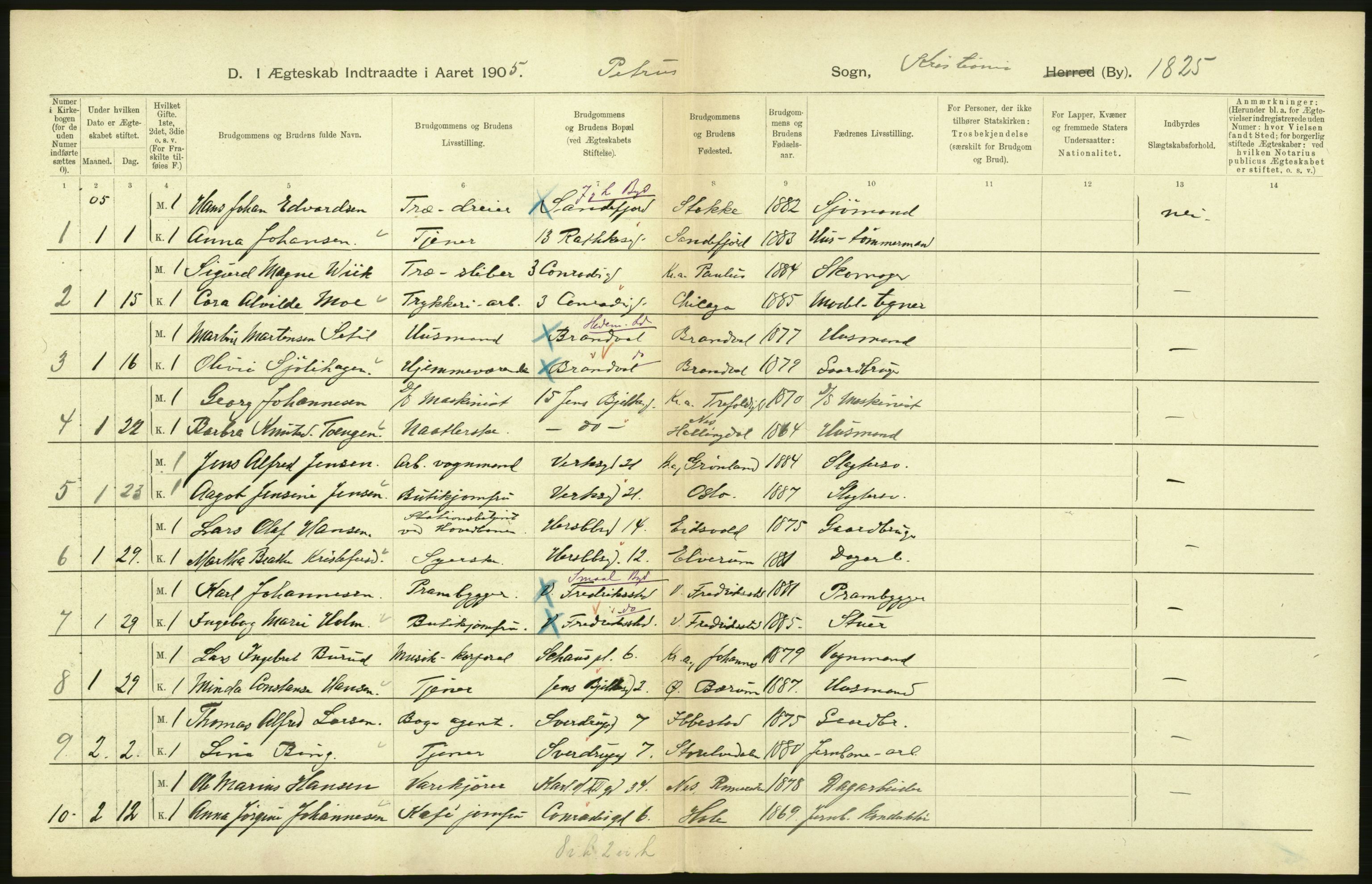 Statistisk sentralbyrå, Sosiodemografiske emner, Befolkning, AV/RA-S-2228/D/Df/Dfa/Dfaa/L0004: Kristiania: Gifte, døde, 1903, s. 618