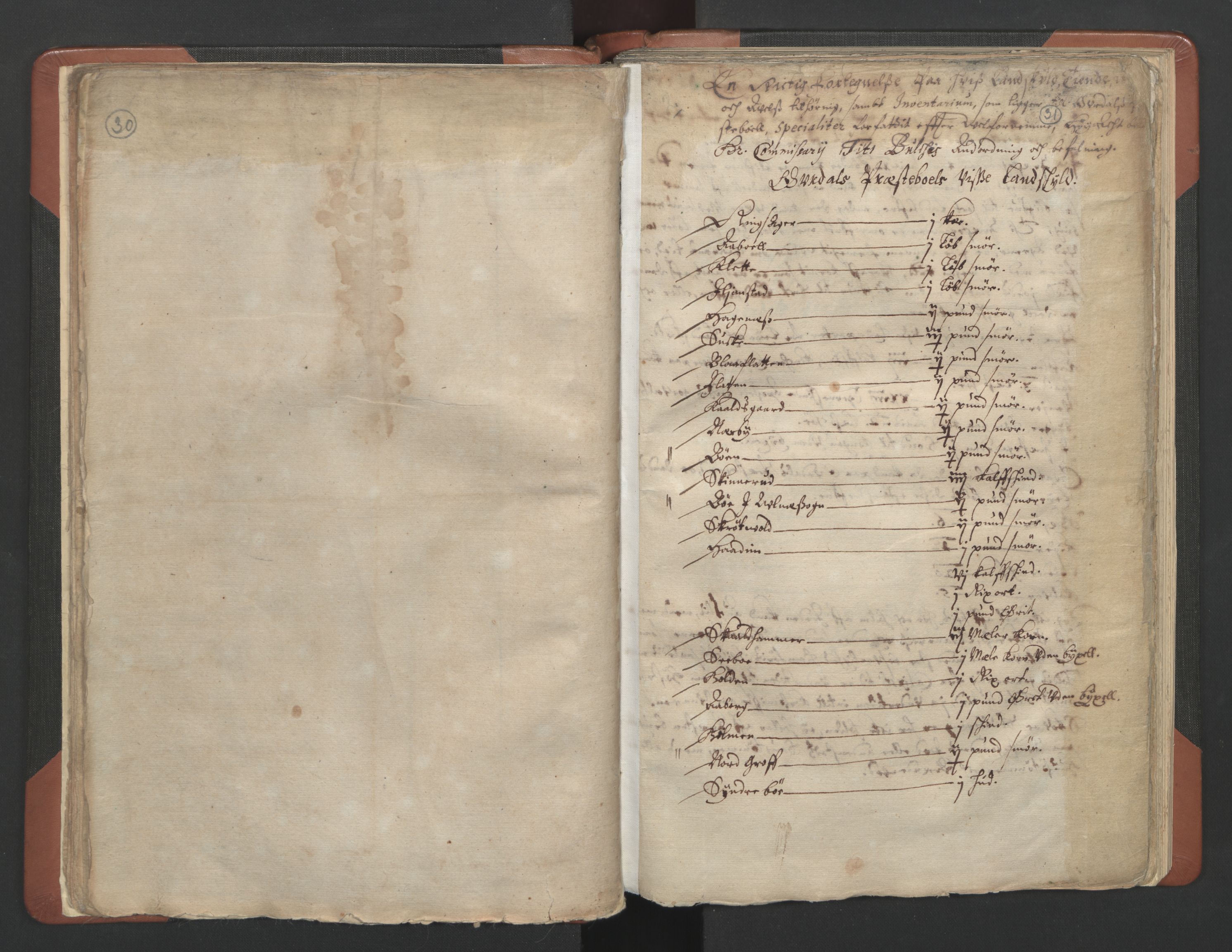 RA, Sogneprestenes manntall 1664-1666, nr. 8: Valdres prosti, 1664-1666, s. 30-31