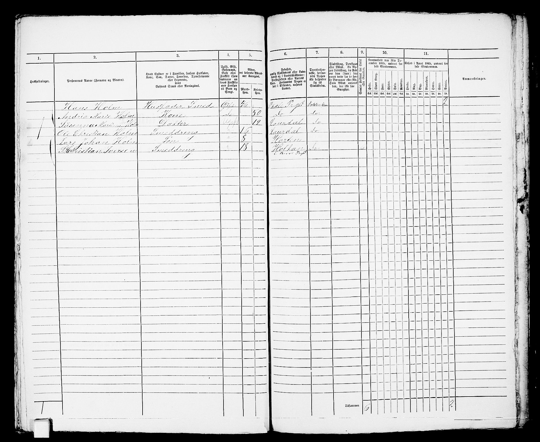 RA, Folketelling 1865 for 0703 Horten ladested, 1865, s. 812