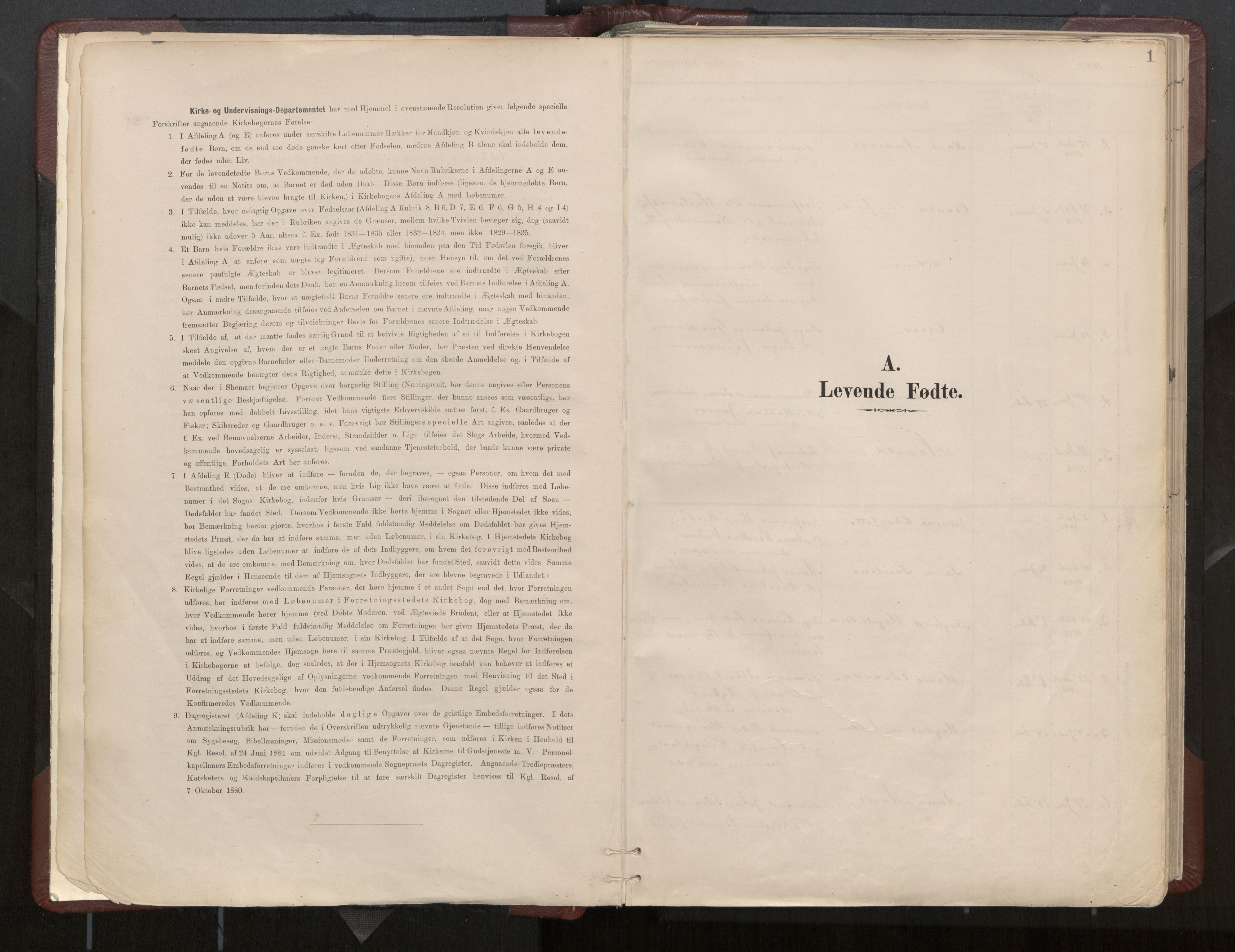 Ministerialprotokoller, klokkerbøker og fødselsregistre - Nord-Trøndelag, AV/SAT-A-1458/768/L0574: Ministerialbok nr. 768A08, 1887-1927, s. 1