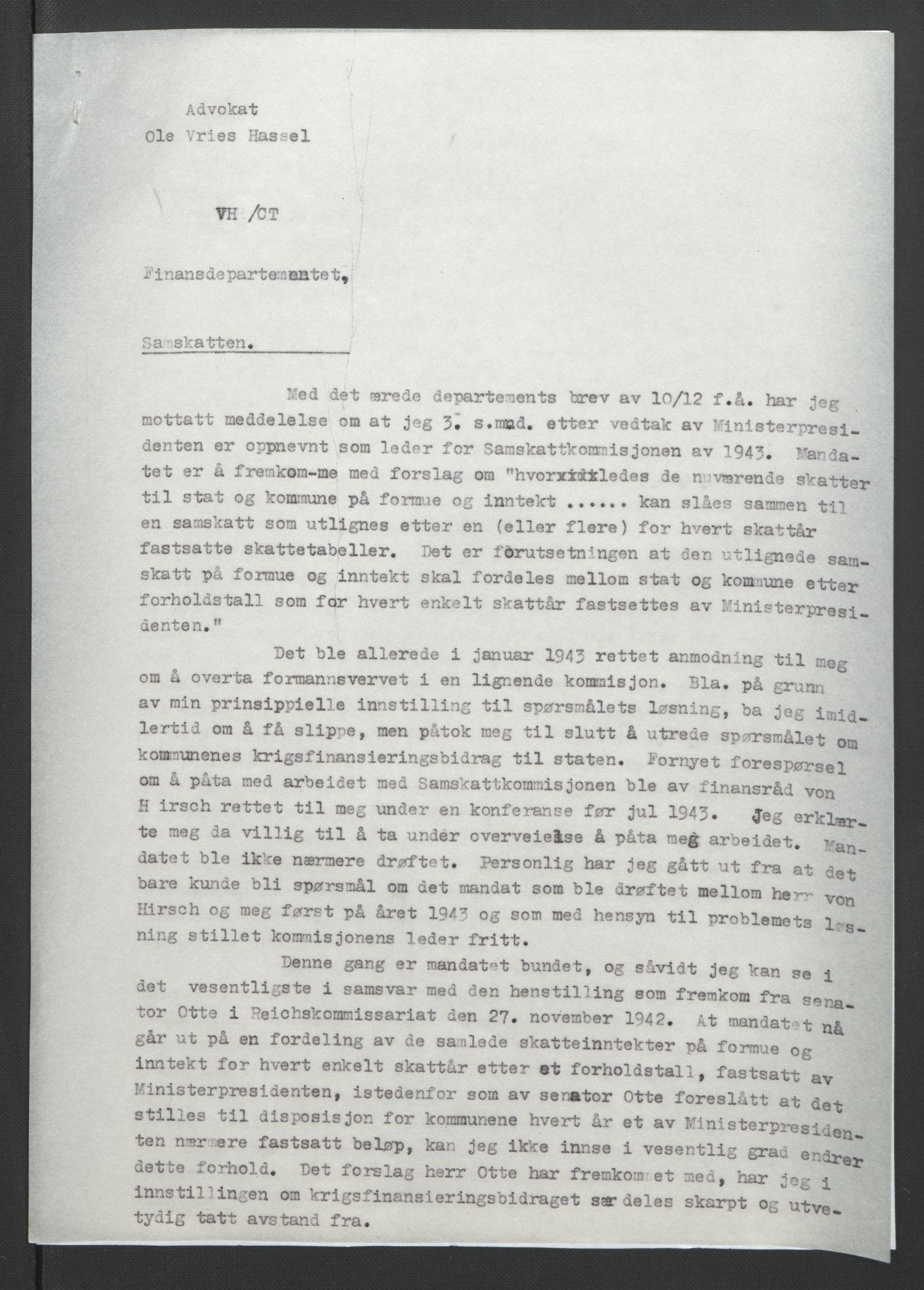 NS-administrasjonen 1940-1945 (Statsrådsekretariatet, de kommisariske statsråder mm), AV/RA-S-4279/D/Db/L0090: Foredrag til vedtak utenfor ministermøte, 1942-1945, s. 250