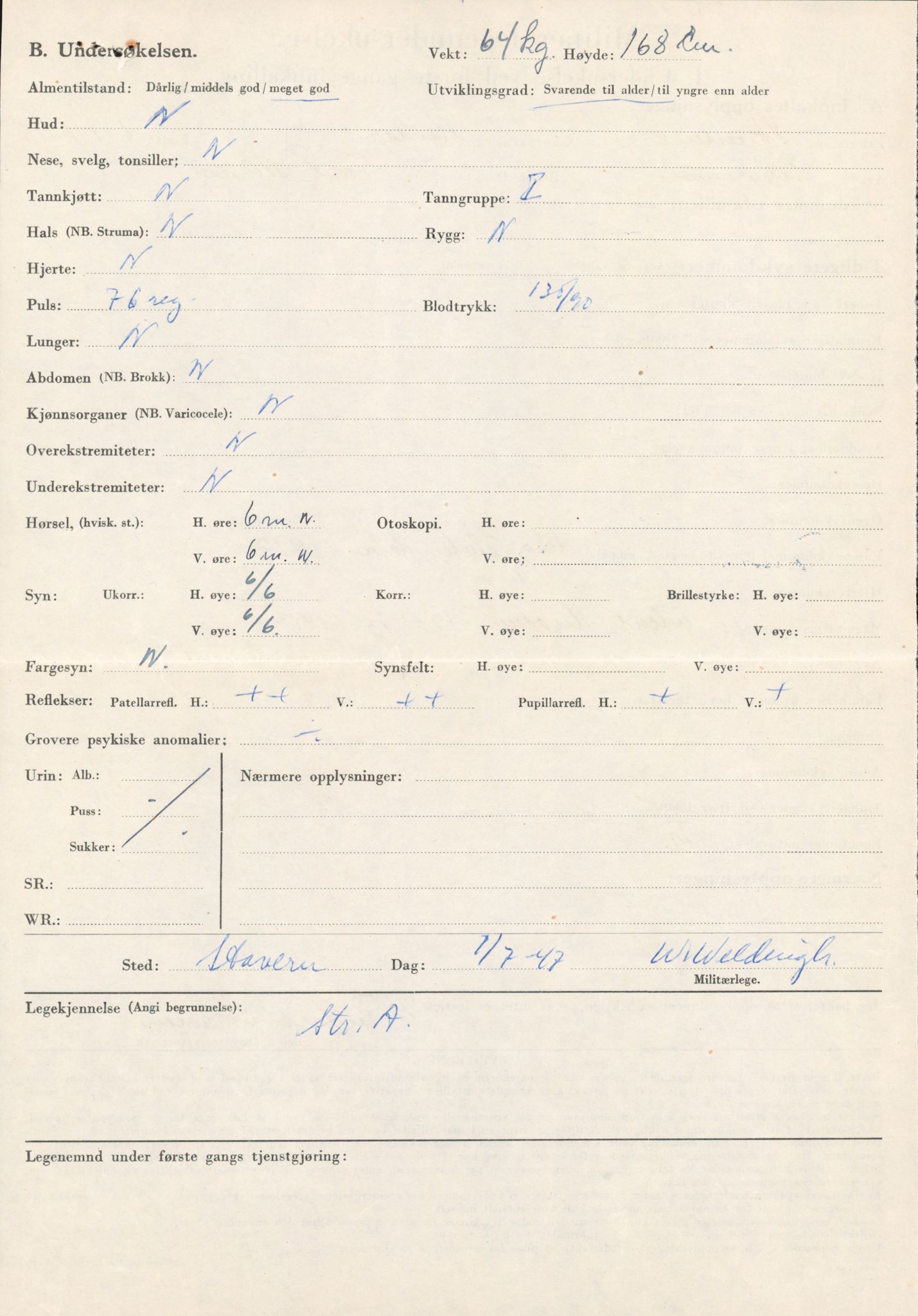 Forsvaret, Rygge hovedflystasjon, AV/RA-RAFA-2298/P/Pd/L0045: Sørensen, Reidar - Aaslid, Bergfinn - f. 1916, 1916, s. 9