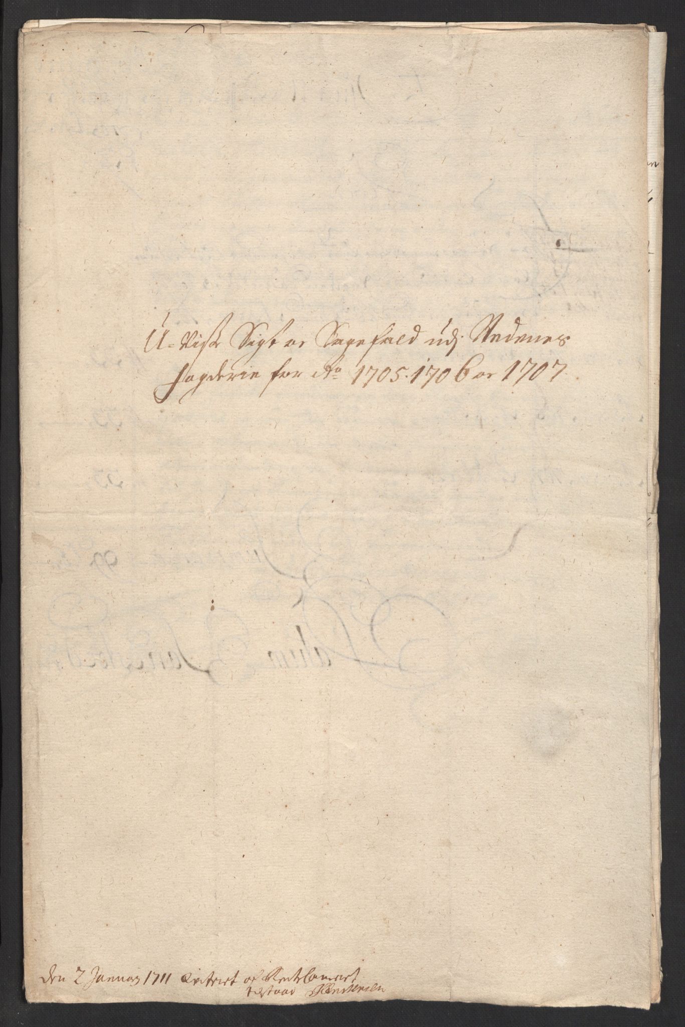 Rentekammeret inntil 1814, Reviderte regnskaper, Fogderegnskap, RA/EA-4092/R39/L2318: Fogderegnskap Nedenes, 1706-1709, s. 229
