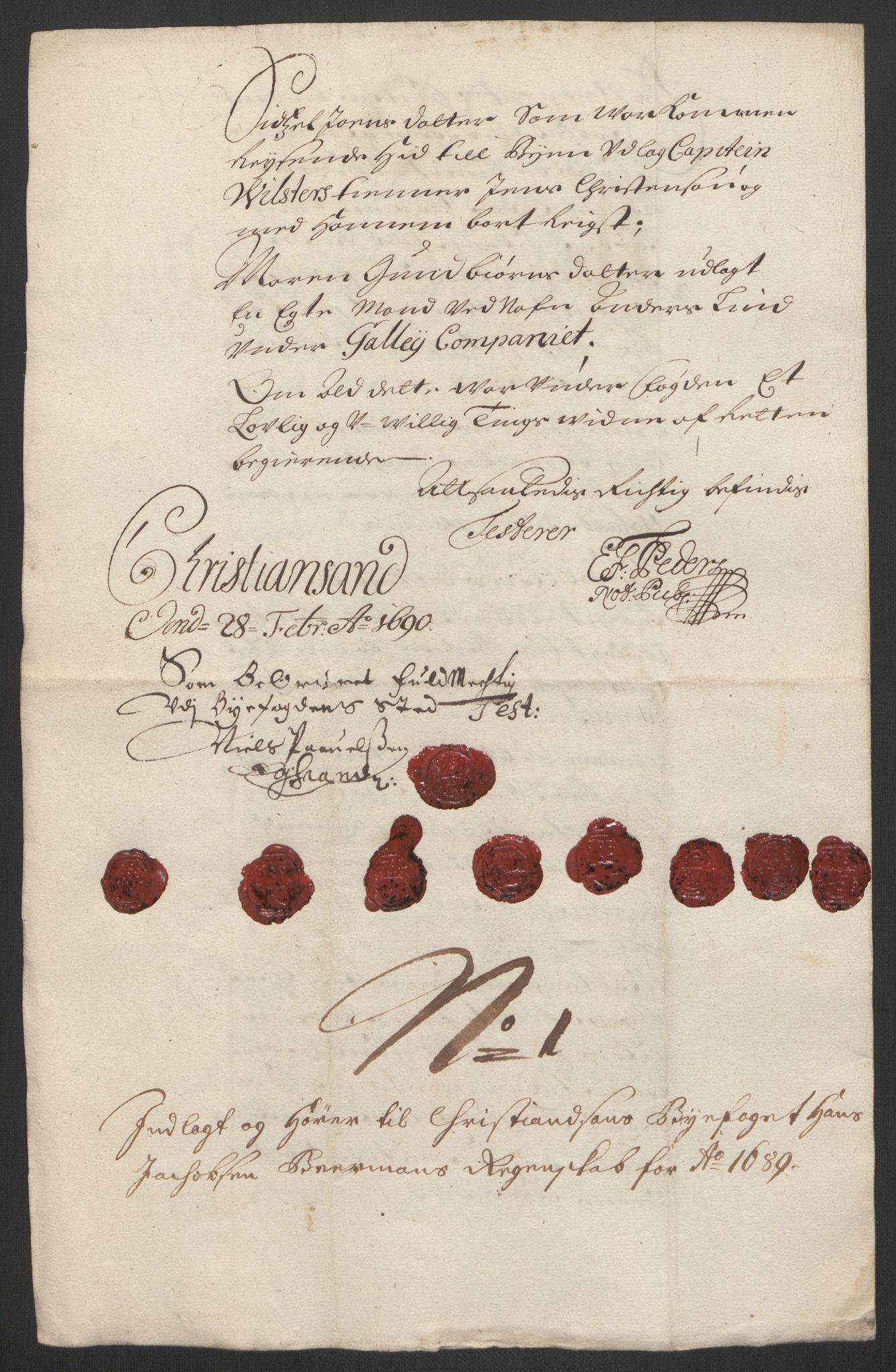 Rentekammeret inntil 1814, Reviderte regnskaper, Byregnskaper, RA/EA-4066/R/Rm/L0285: [M18] Sikt og sakefall, 1681-1718, s. 120