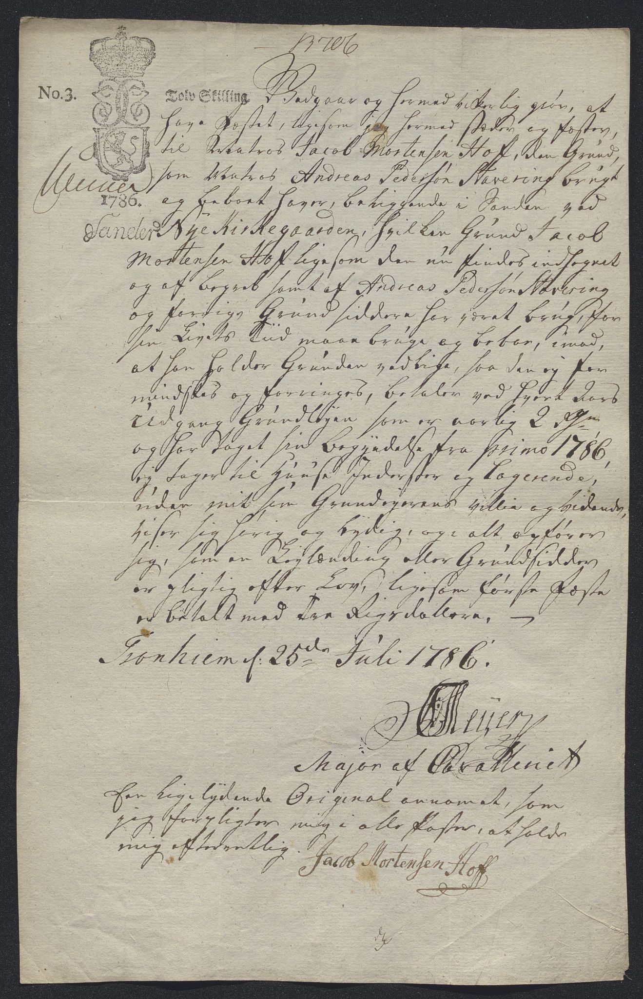 Tellefsen, Johan Christian, AV/RA-PA-0792/Fa/L0001: --, 1738-1856, s. 132