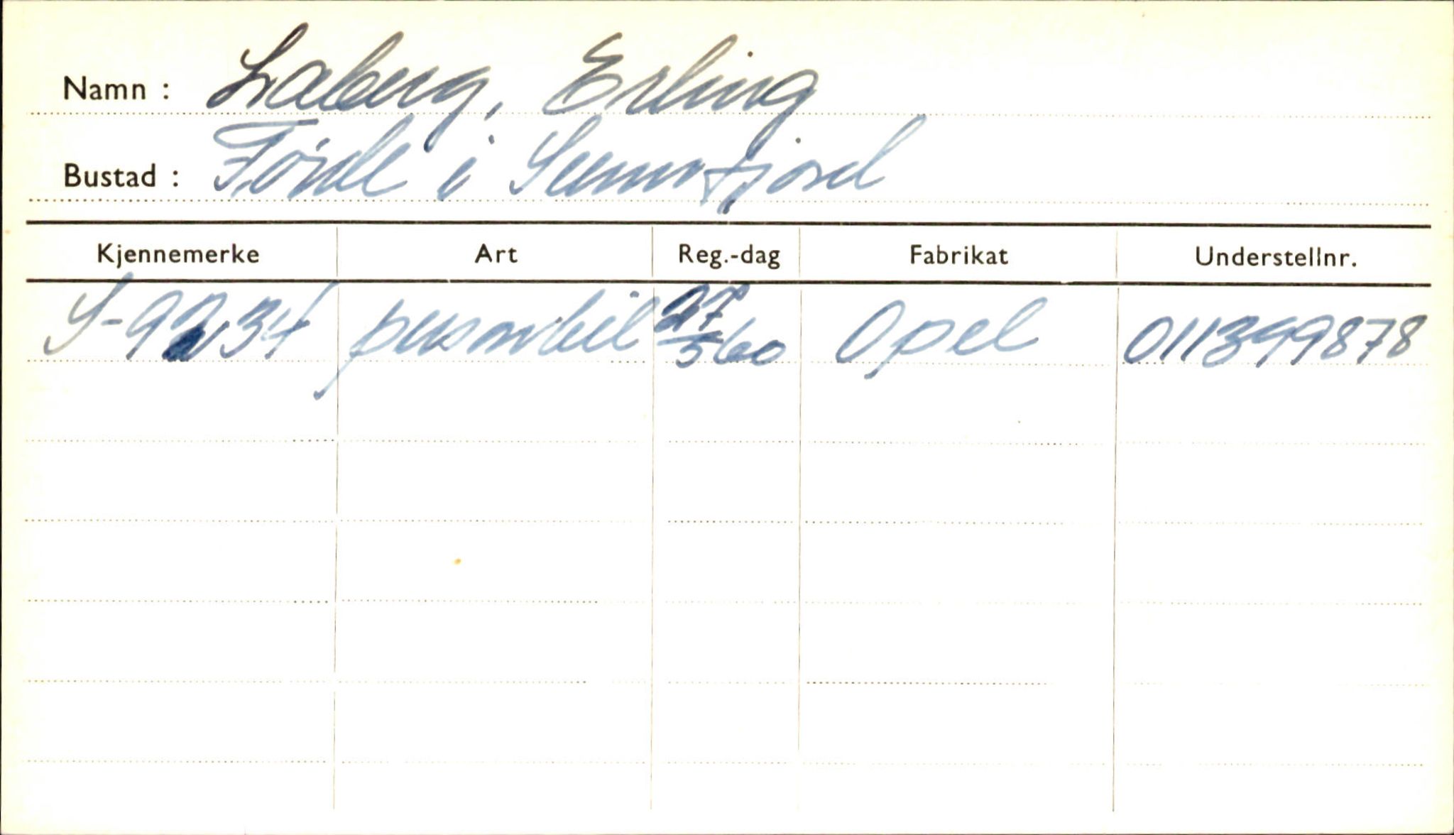 Statens vegvesen, Sogn og Fjordane vegkontor, AV/SAB-A-5301/4/F/L0001B: Eigarregister Fjordane til 1.6.1961, 1930-1961, s. 392