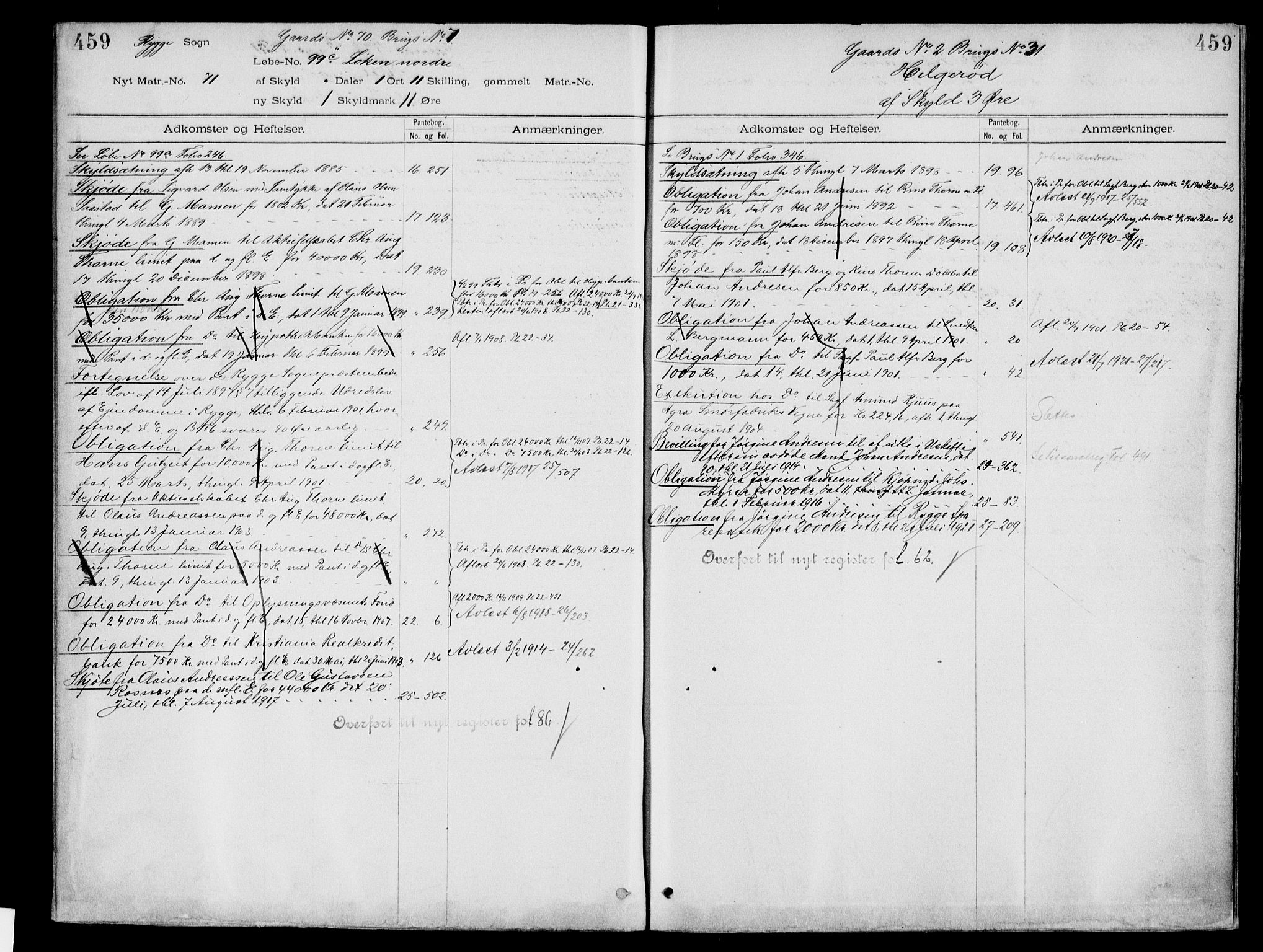 Moss sorenskriveri, SAO/A-10168: Panteregister nr. IV 3b, 1769-1926, s. 459