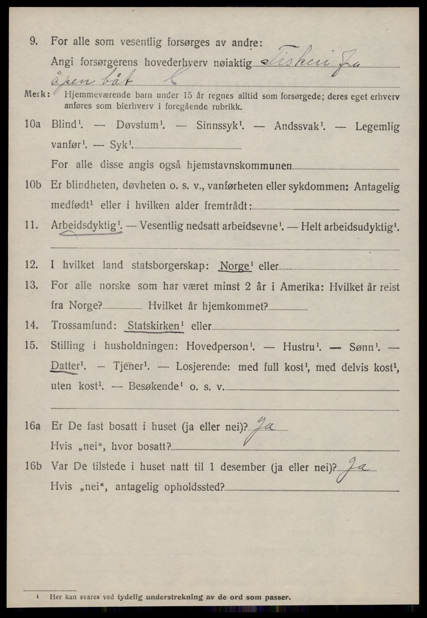 SAT, Folketelling 1920 for 1550 Hustad herred, 1920, s. 4302