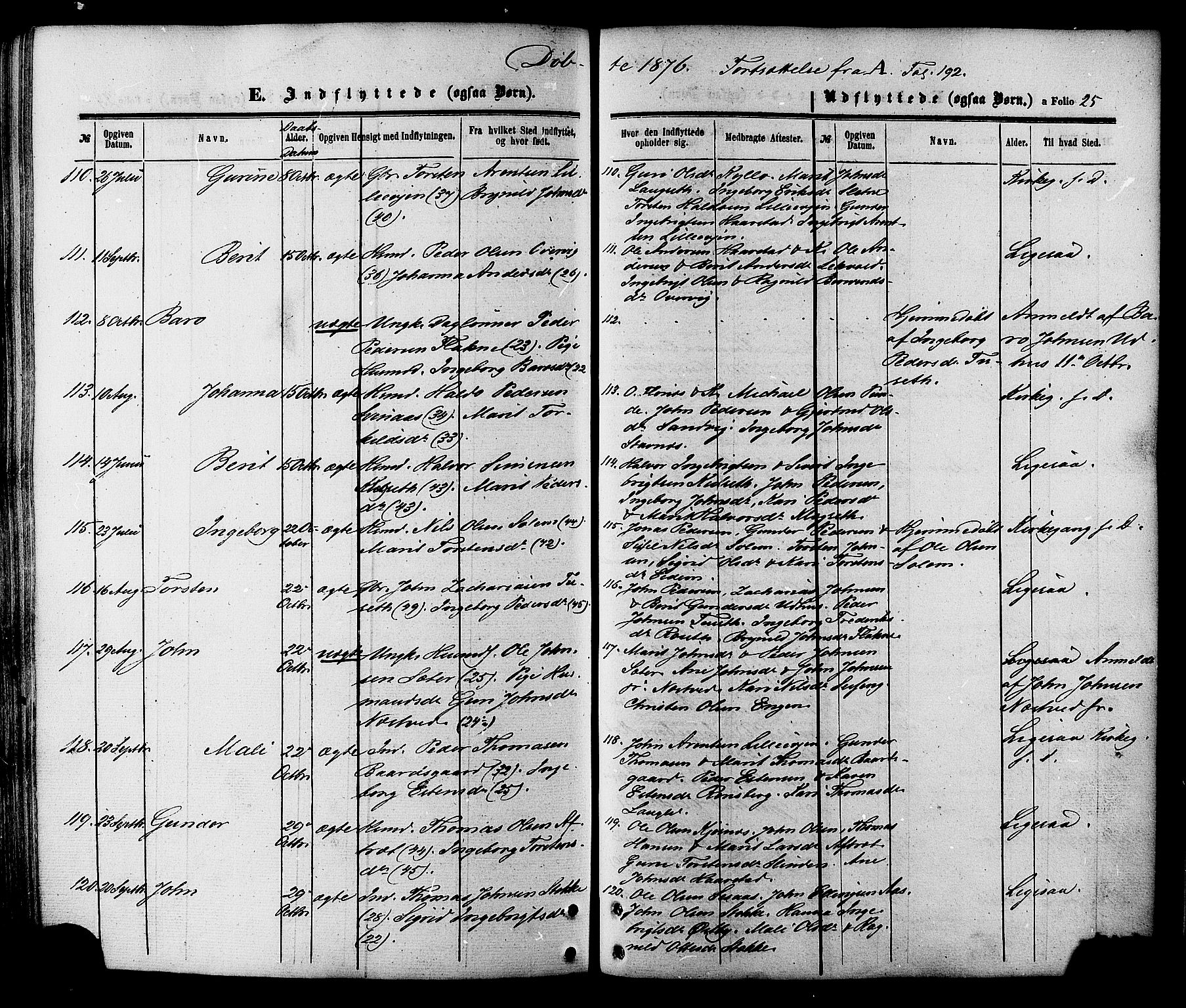 Ministerialprotokoller, klokkerbøker og fødselsregistre - Sør-Trøndelag, AV/SAT-A-1456/695/L1147: Ministerialbok nr. 695A07, 1860-1877, s. 25