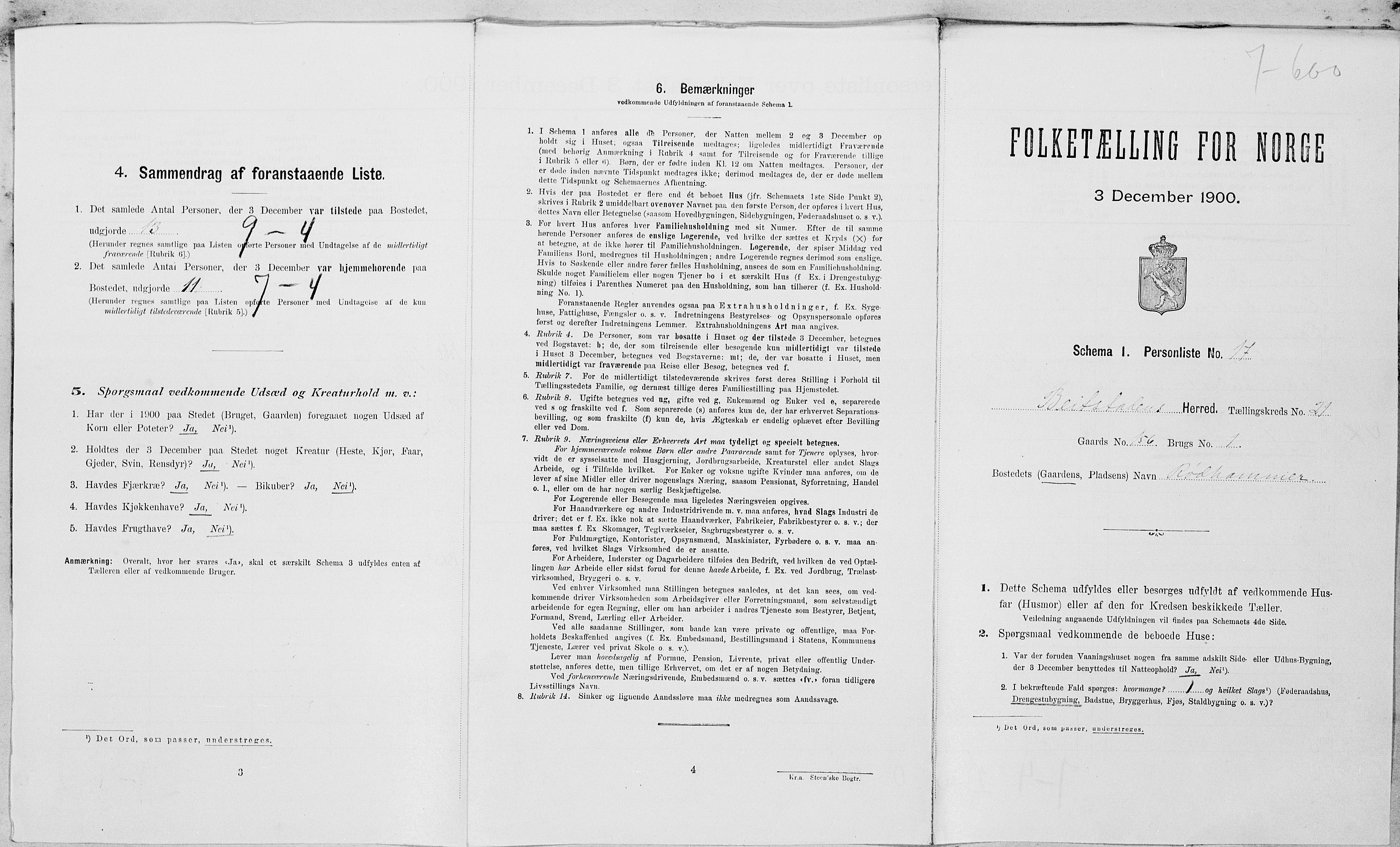 SAT, Folketelling 1900 for 1727 Beitstad herred, 1900, s. 1466