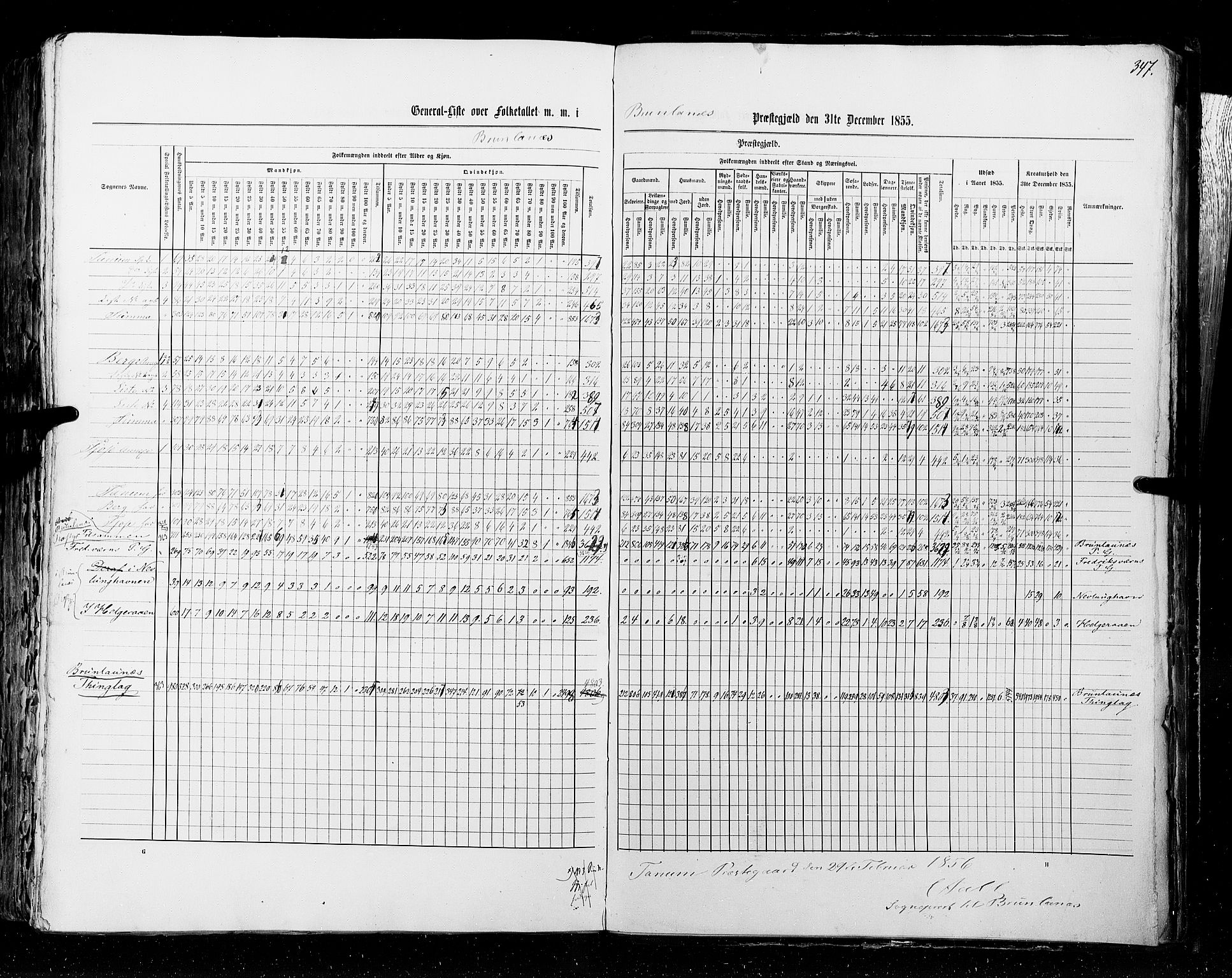 RA, Folketellingen 1855, bind 2: Kristians amt, Buskerud amt og Jarlsberg og Larvik amt, 1855, s. 347