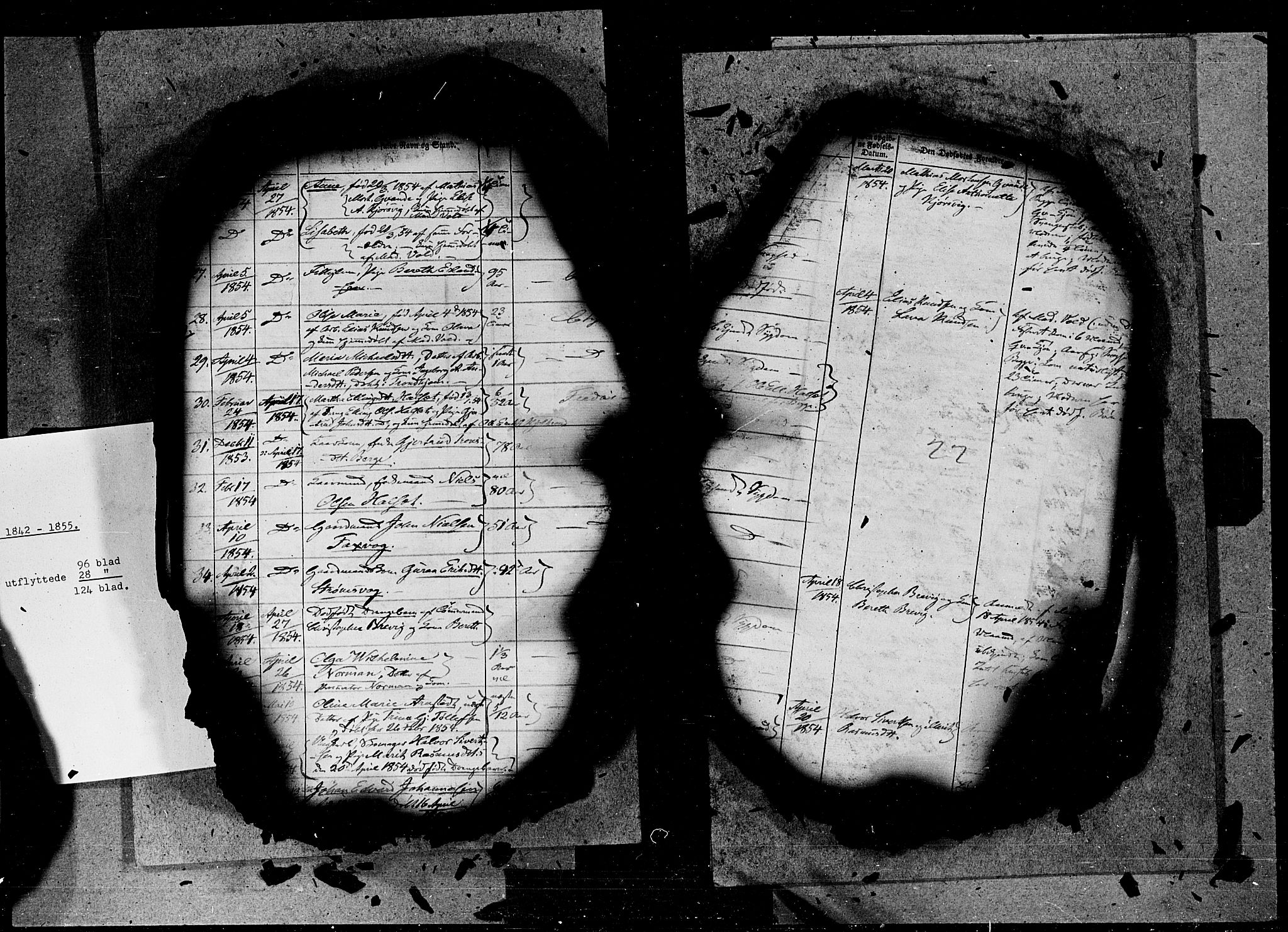 Ministerialprotokoller, klokkerbøker og fødselsregistre - Møre og Romsdal, SAT/A-1454/572/L0845: Ministerialbok nr. 572A08, 1842-1855, s. 22