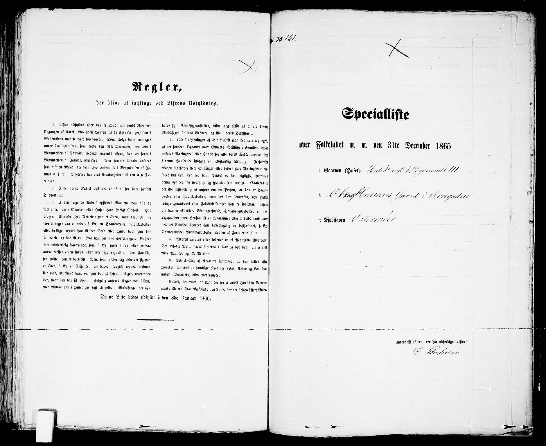 RA, Folketelling 1865 for 0901B Risør prestegjeld, Risør kjøpstad, 1865, s. 329