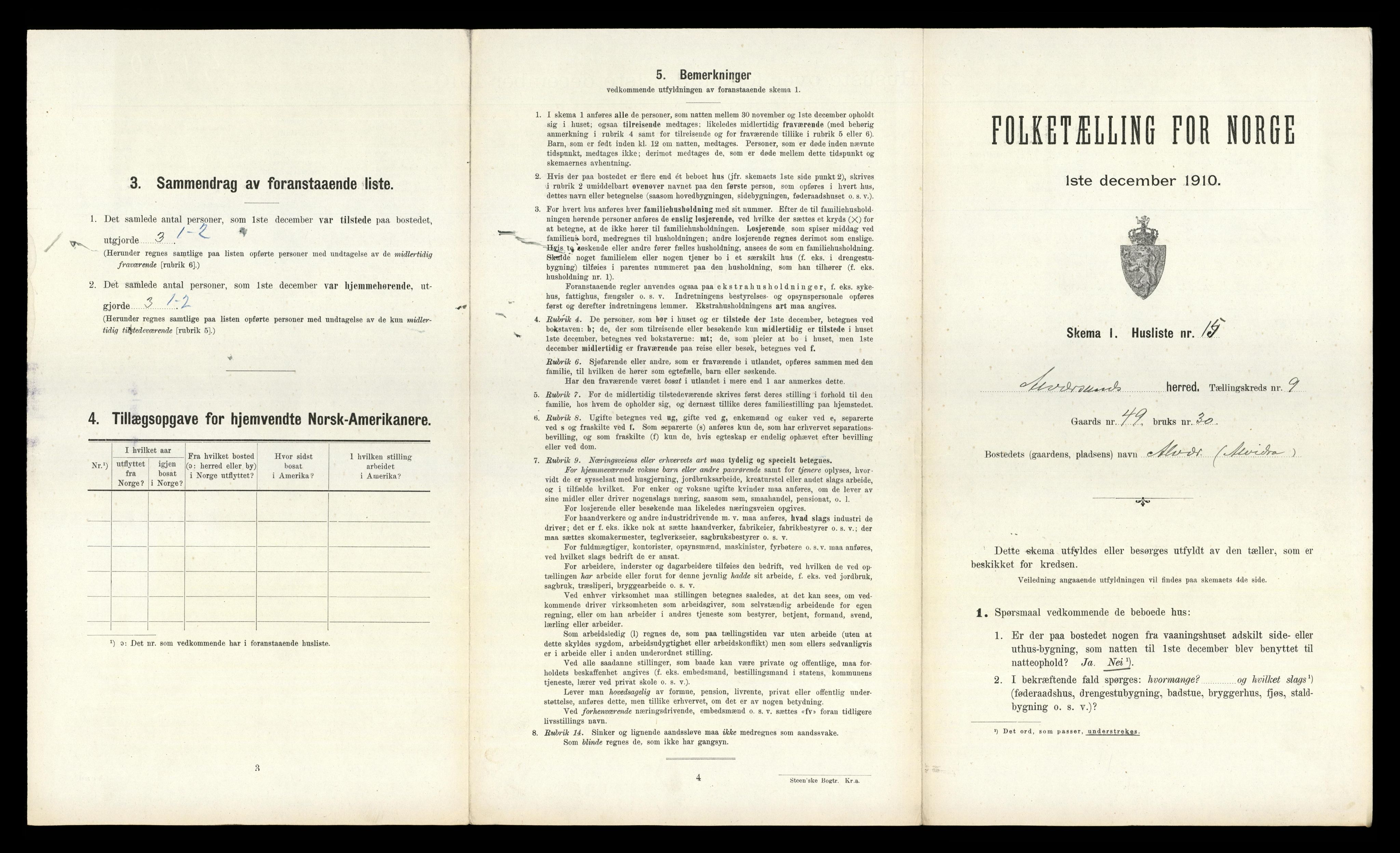 RA, Folketelling 1910 for 1257 Alversund herred, 1910, s. 678