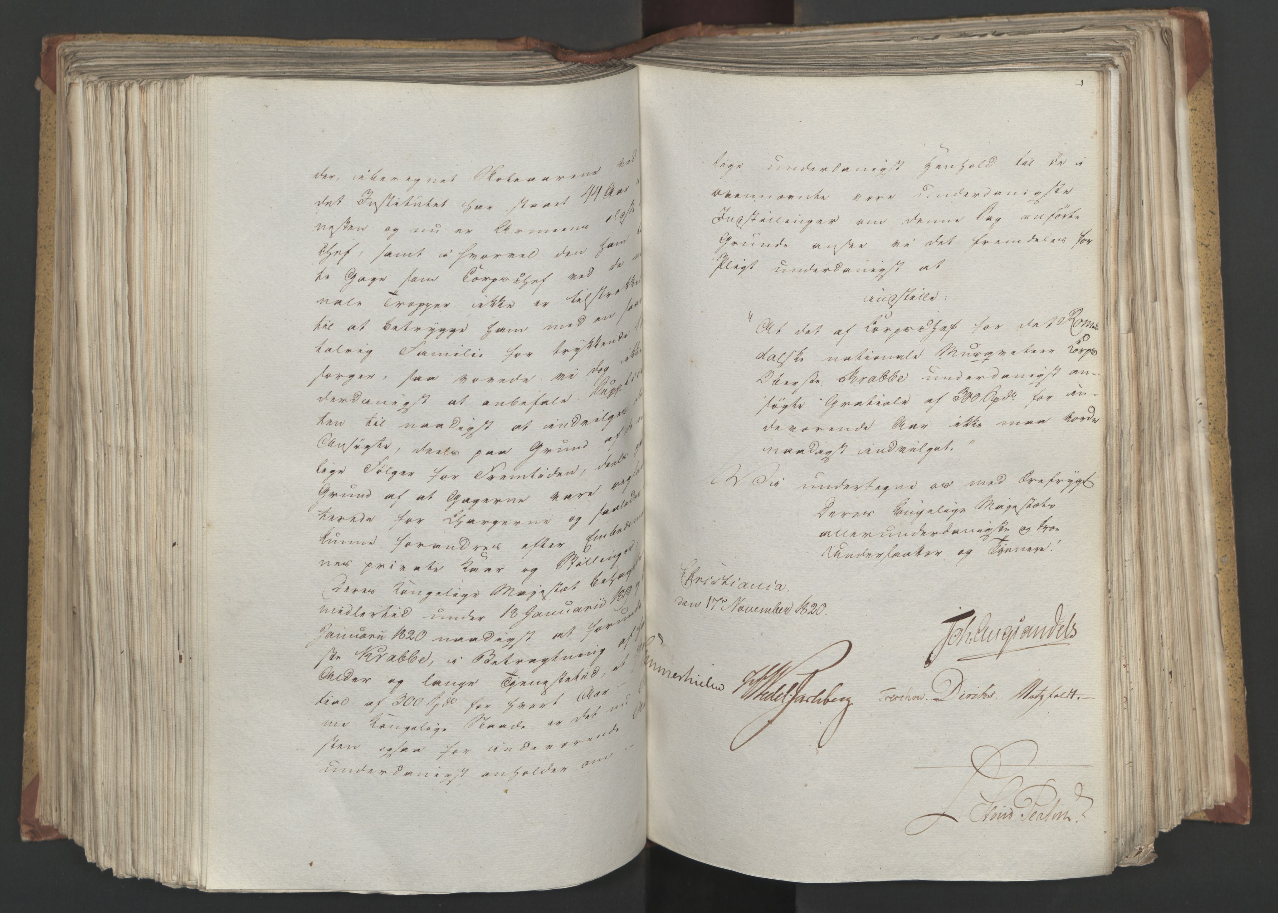 Statsrådsavdelingen i Stockholm, AV/RA-S-1003/D/Da/L0024: Regjeringsinnstillinger nr. 4663-4873, 1820, s. 304