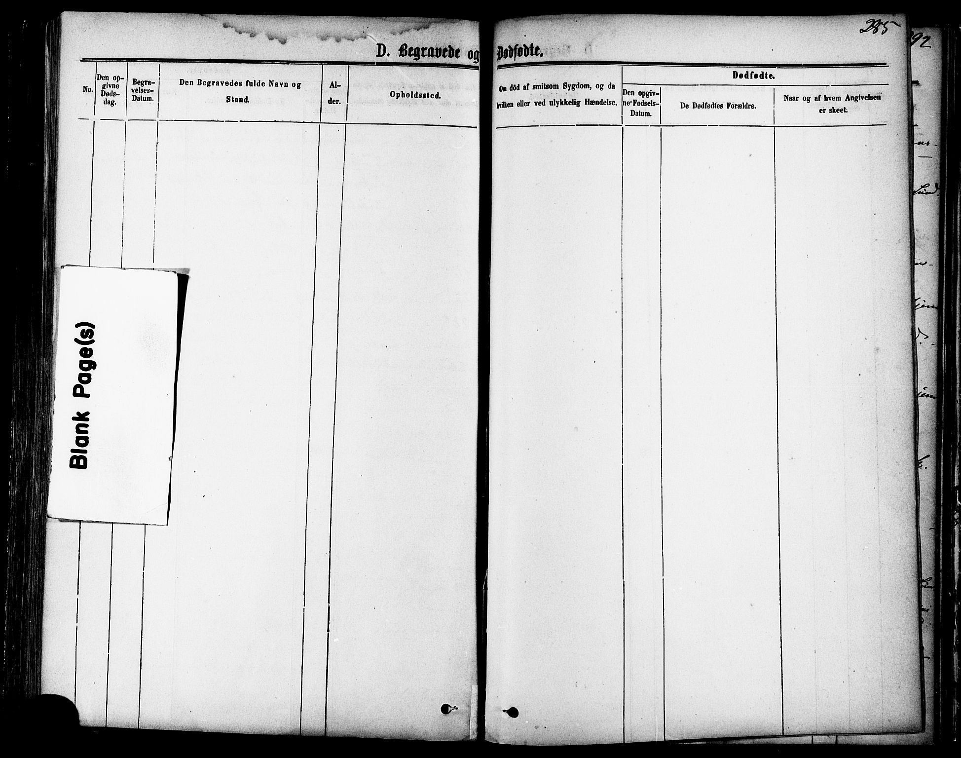 Ministerialprotokoller, klokkerbøker og fødselsregistre - Møre og Romsdal, SAT/A-1454/595/L1046: Ministerialbok nr. 595A08, 1874-1884, s. 285