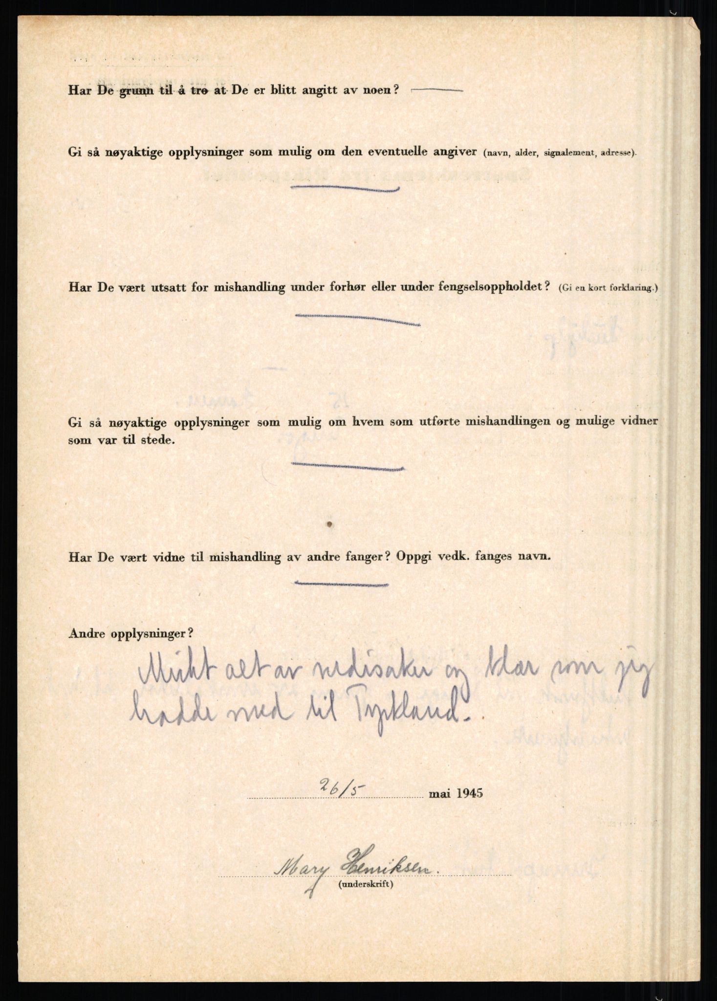 Rikspolitisjefen, AV/RA-S-1560/L/L0007: Heen, Erik C. - Iversen, Trygve, 1940-1945, s. 90