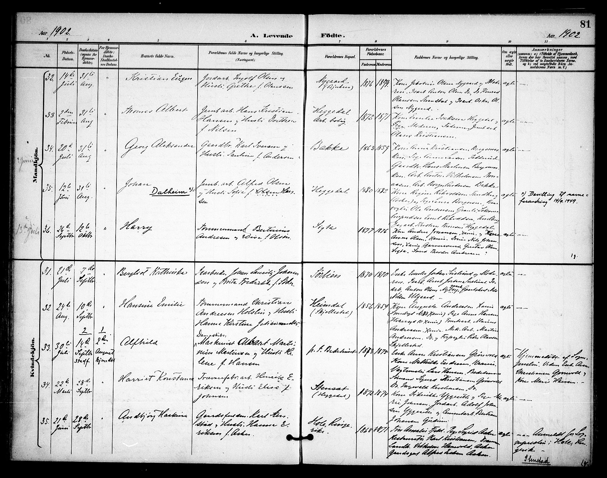 Asker prestekontor Kirkebøker, AV/SAO-A-10256a/F/Fa/L0015: Ministerialbok nr. I 15, 1896-1915, s. 81