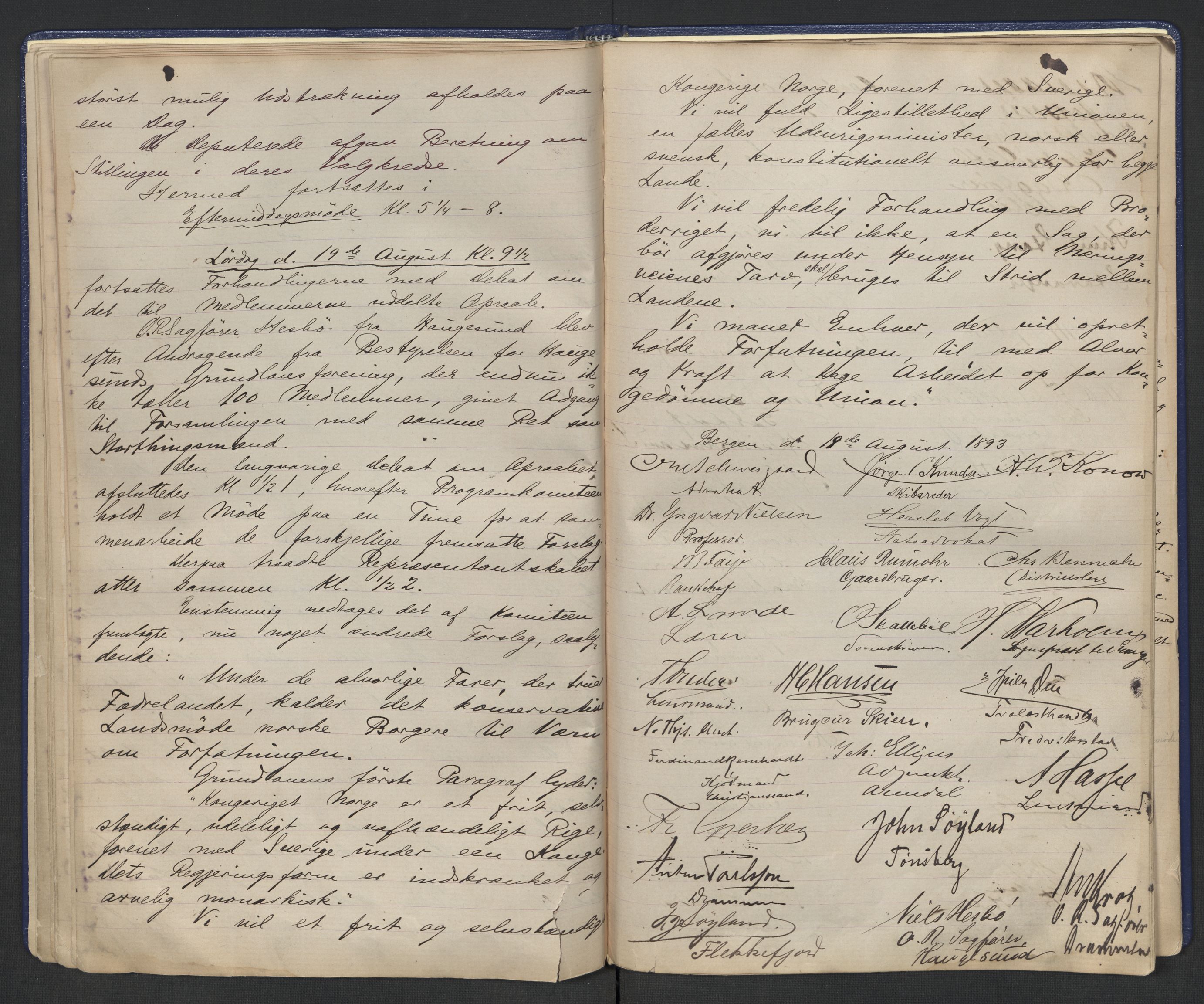 Høyres Hovedorganisasjon, AV/RA-PA-0583/1/A/Aa/L0001: De konservative foreningers centralstyre. Referatprotokoll, 1884-1897, s. 29