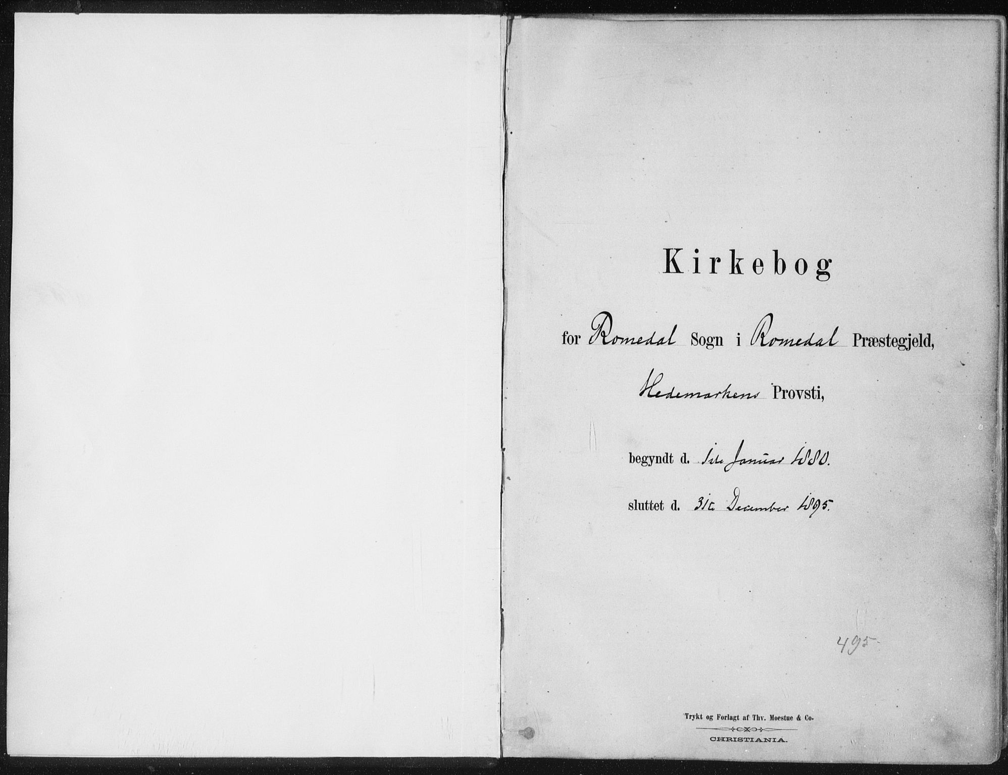 Romedal prestekontor, AV/SAH-PREST-004/K/L0010: Ministerialbok nr. 10, 1880-1895