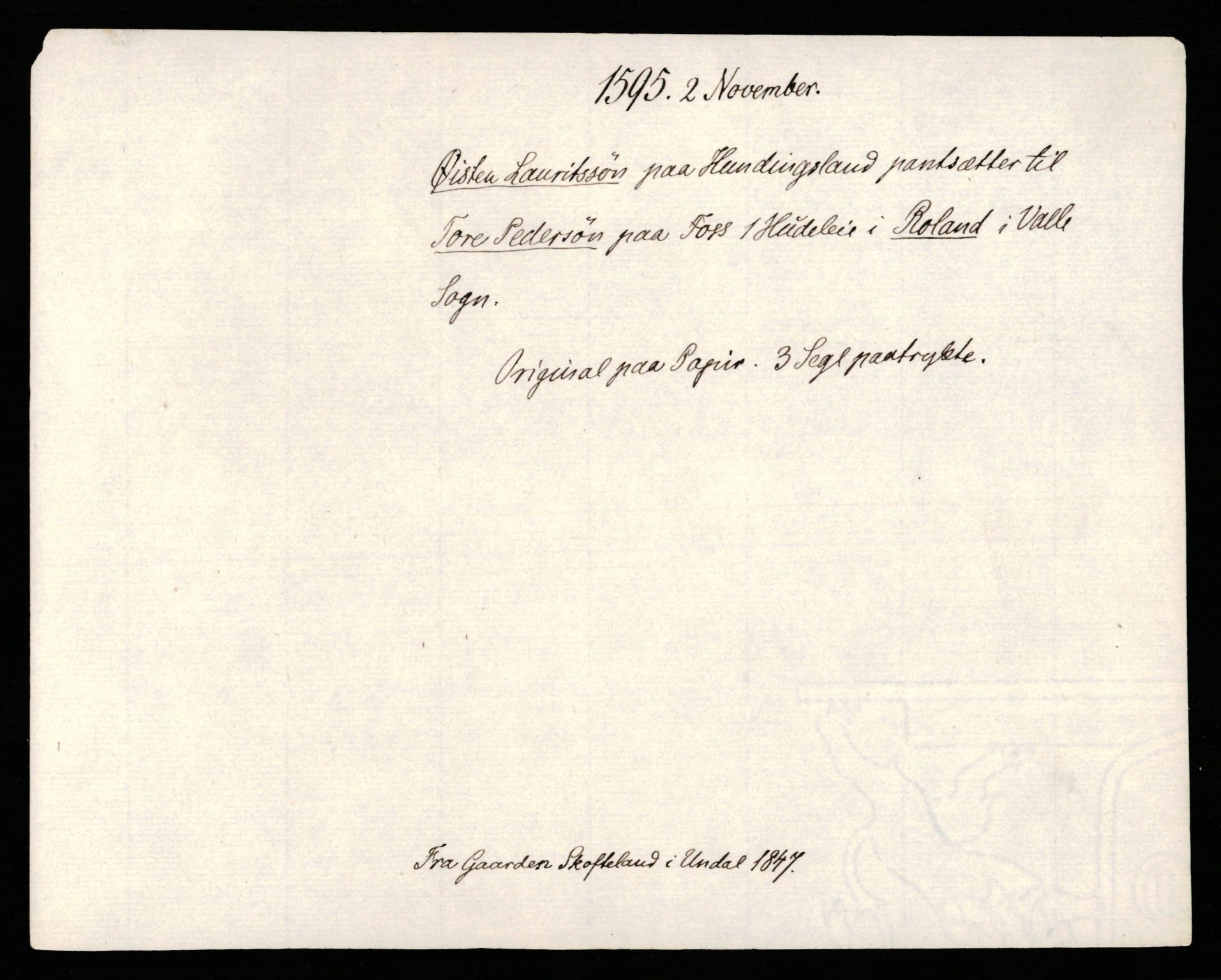 Riksarkivets diplomsamling, AV/RA-EA-5965/F35/F35b/L0004: Riksarkivets diplomer, seddelregister, 1593-1600, s. 221