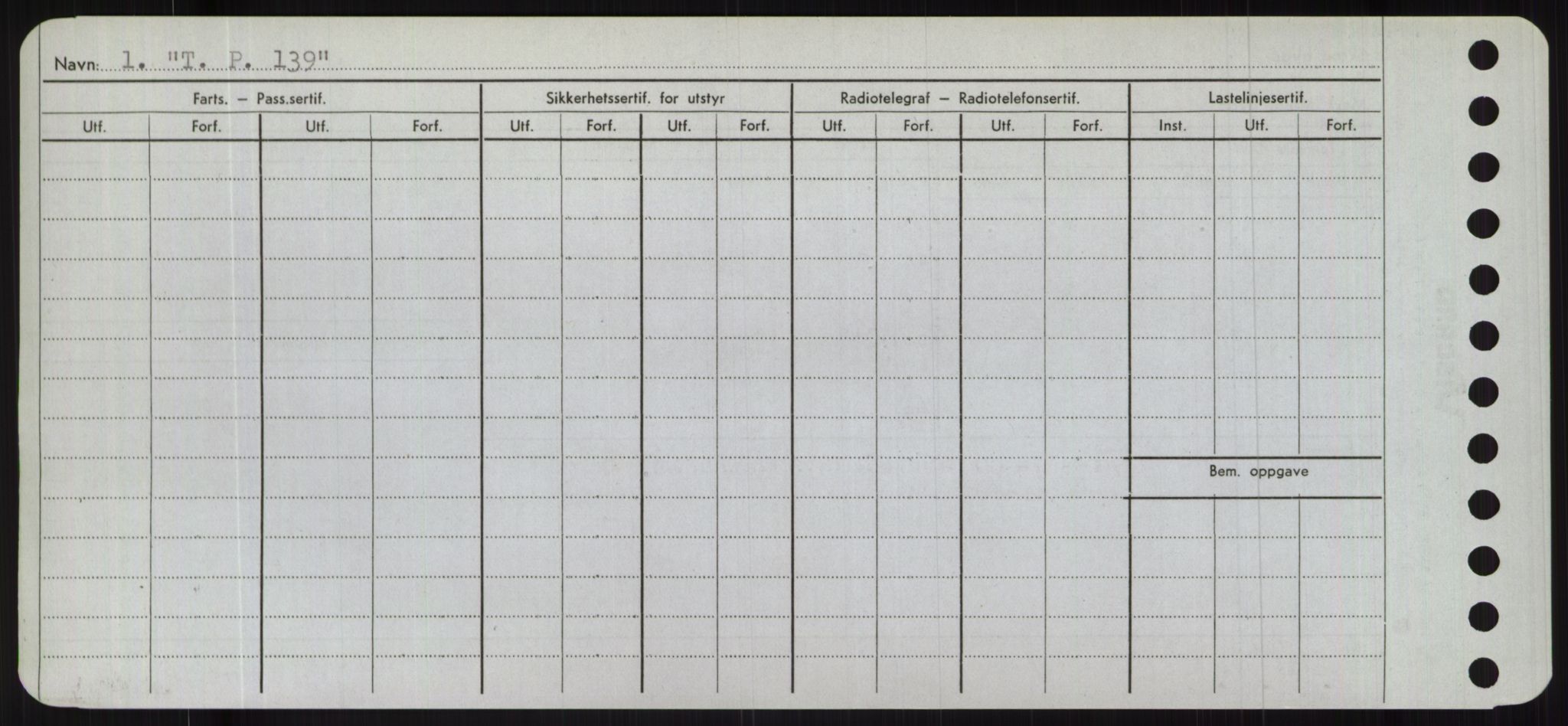 Sjøfartsdirektoratet med forløpere, Skipsmålingen, RA/S-1627/H/Hc/L0001: Lektere, A-Y, s. 478