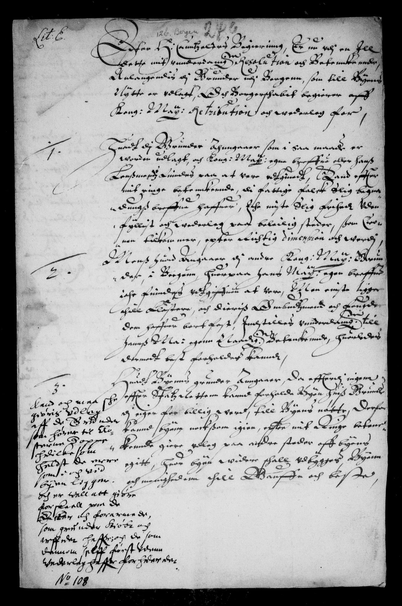 Danske Kanselli, Skapsaker, AV/RA-EA-4061/F/L0055: Skap 14, pakke 18A-18B, litra Ø, 1607-1704, s. 33