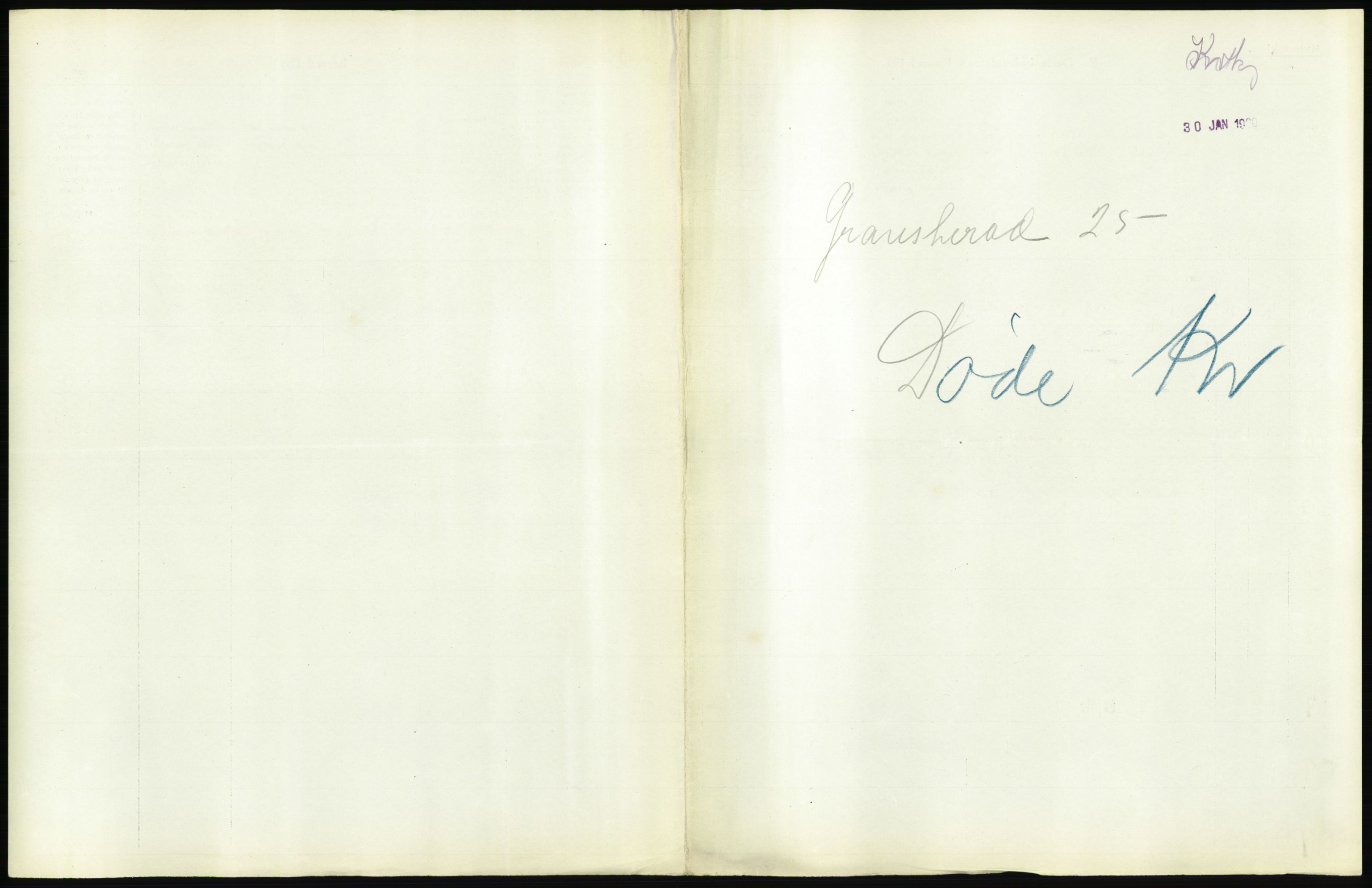 Statistisk sentralbyrå, Sosiodemografiske emner, Befolkning, RA/S-2228/D/Df/Dfb/Dfbi/L0023: Telemark fylke: Døde. Bygder og byer., 1919, s. 301