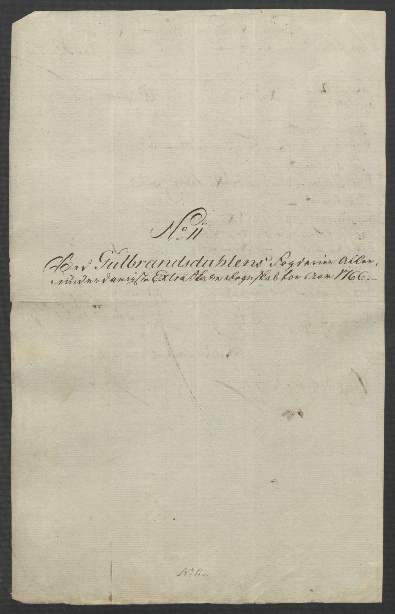 Rentekammeret inntil 1814, Reviderte regnskaper, Fogderegnskap, RA/EA-4092/R17/L1266: Ekstraskatten Gudbrandsdal, 1762-1766, s. 572