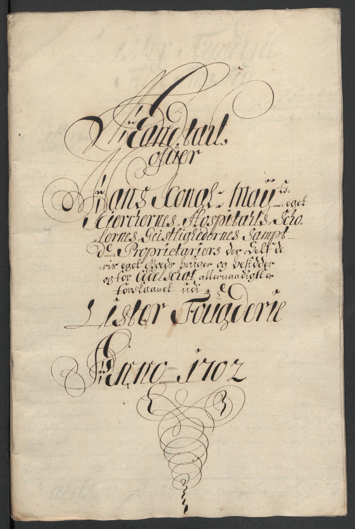 Rentekammeret inntil 1814, Reviderte regnskaper, Fogderegnskap, RA/EA-4092/R43/L2549: Fogderegnskap Lista og Mandal, 1701-1702, s. 310