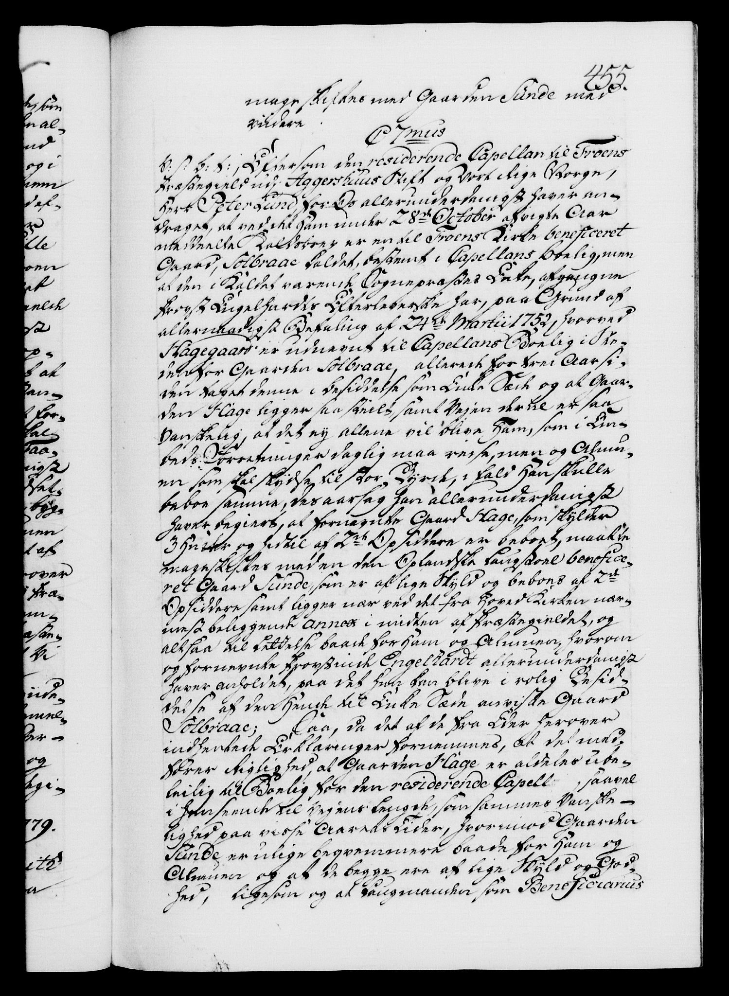 Danske Kanselli 1572-1799, AV/RA-EA-3023/F/Fc/Fca/Fcab/L0042: Norske tegnelser, 1777-1781, s. 455a