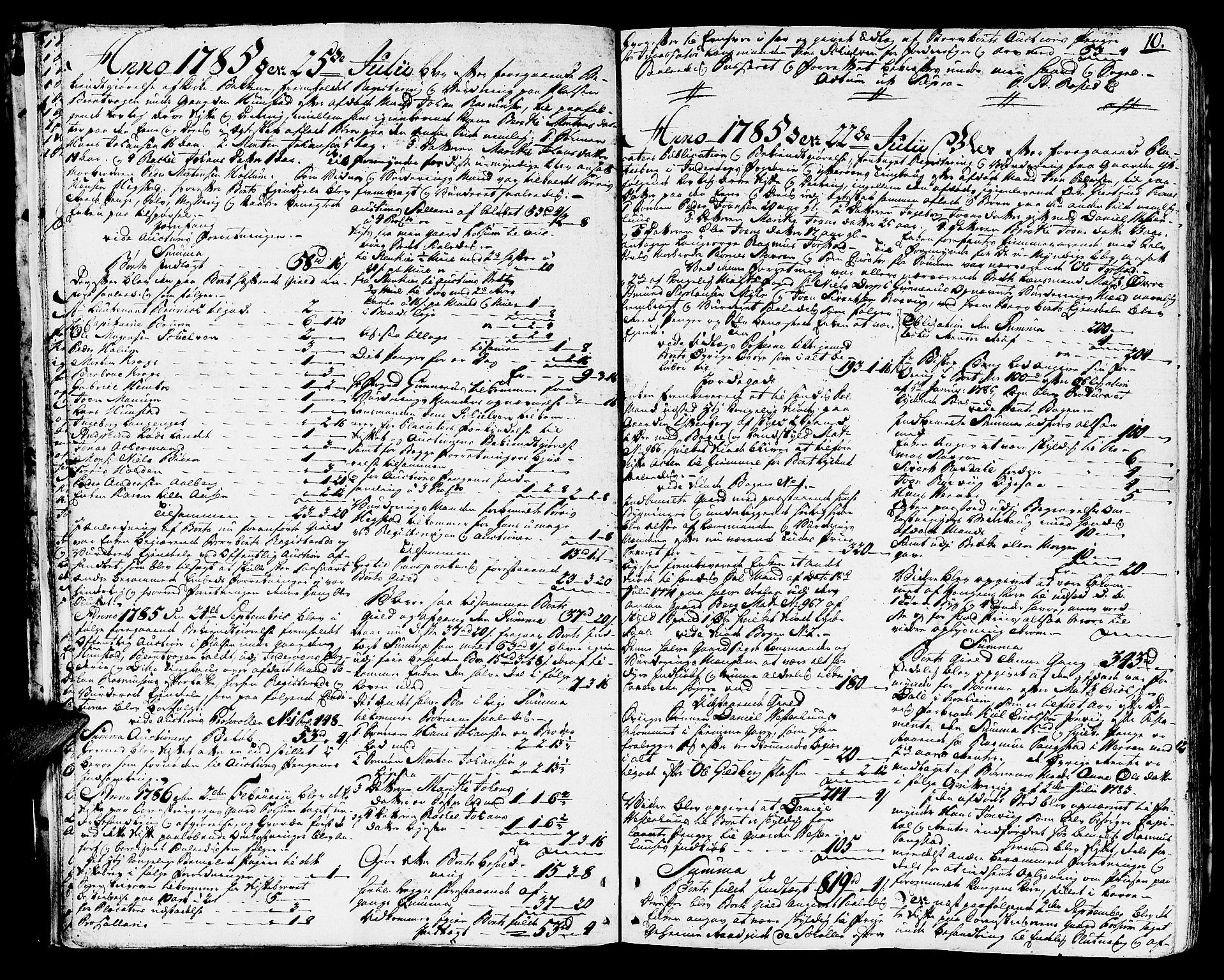 Inderøy sorenskriveri, AV/SAT-A-4147/1/3/3A/L0014: Skifteprotokoll, 1785-1796, s. 9b-10a