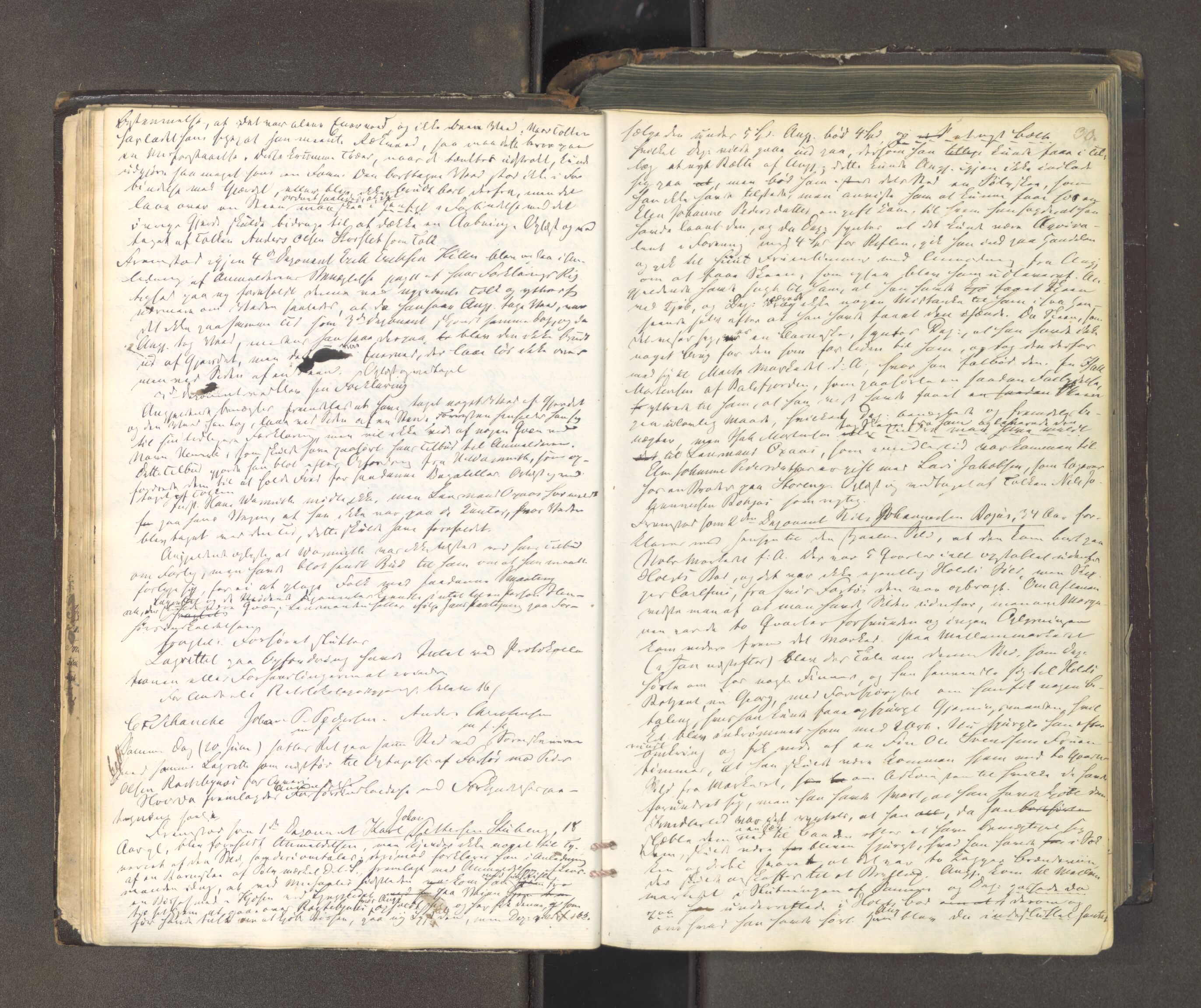 Tromsø sorenskriveri 1855-, AV/SATØ-S-0050/F/Fe/L0127: Ekstrarettsprotokoll med register, 1864-1870, s. 29b-30a