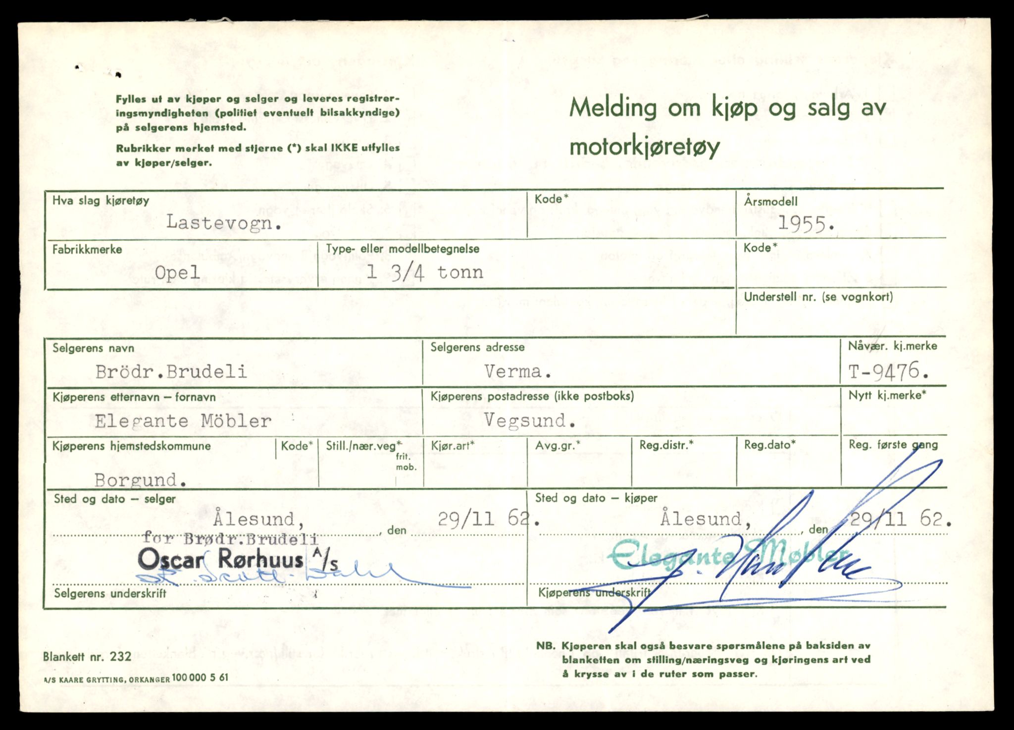 Møre og Romsdal vegkontor - Ålesund trafikkstasjon, AV/SAT-A-4099/F/Fe/L0036: Registreringskort for kjøretøy T 12831 - T 13030, 1927-1998, s. 1751