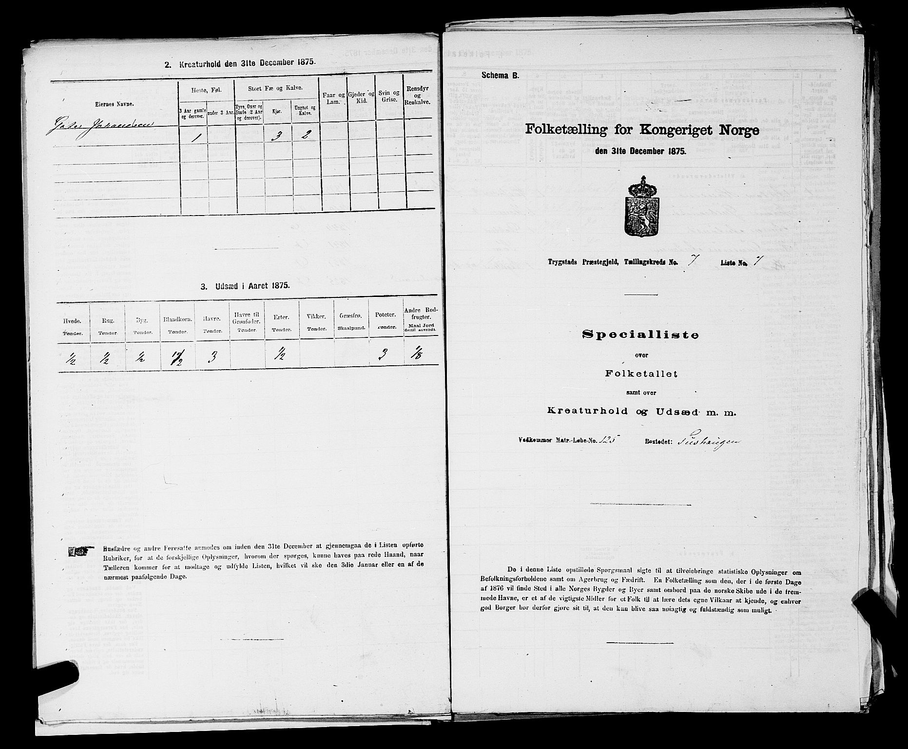 RA, Folketelling 1875 for 0122P Trøgstad prestegjeld, 1875, s. 755