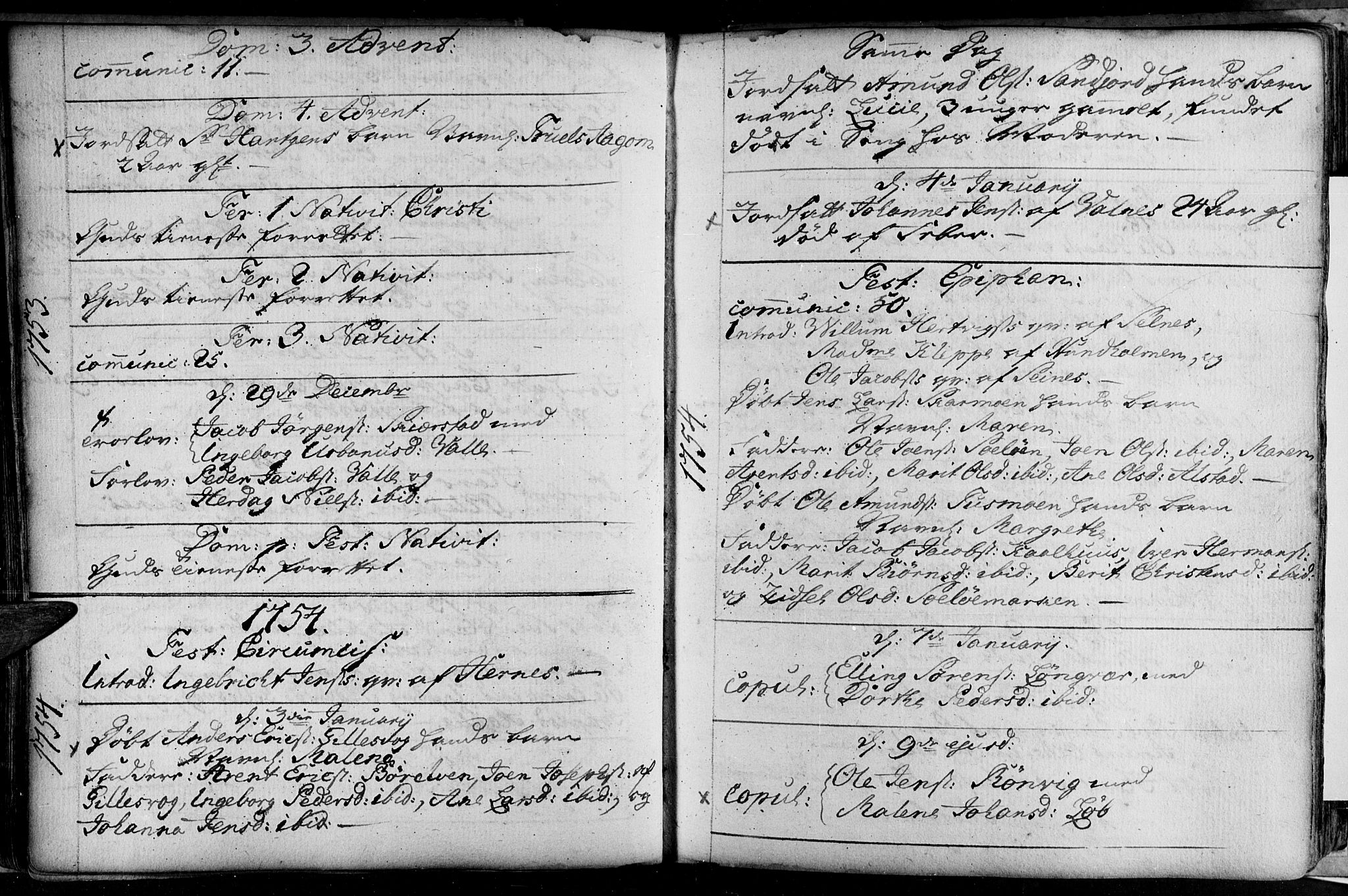 Ministerialprotokoller, klokkerbøker og fødselsregistre - Nordland, AV/SAT-A-1459/801/L0002: Ministerialbok nr. 801A02, 1744-1761