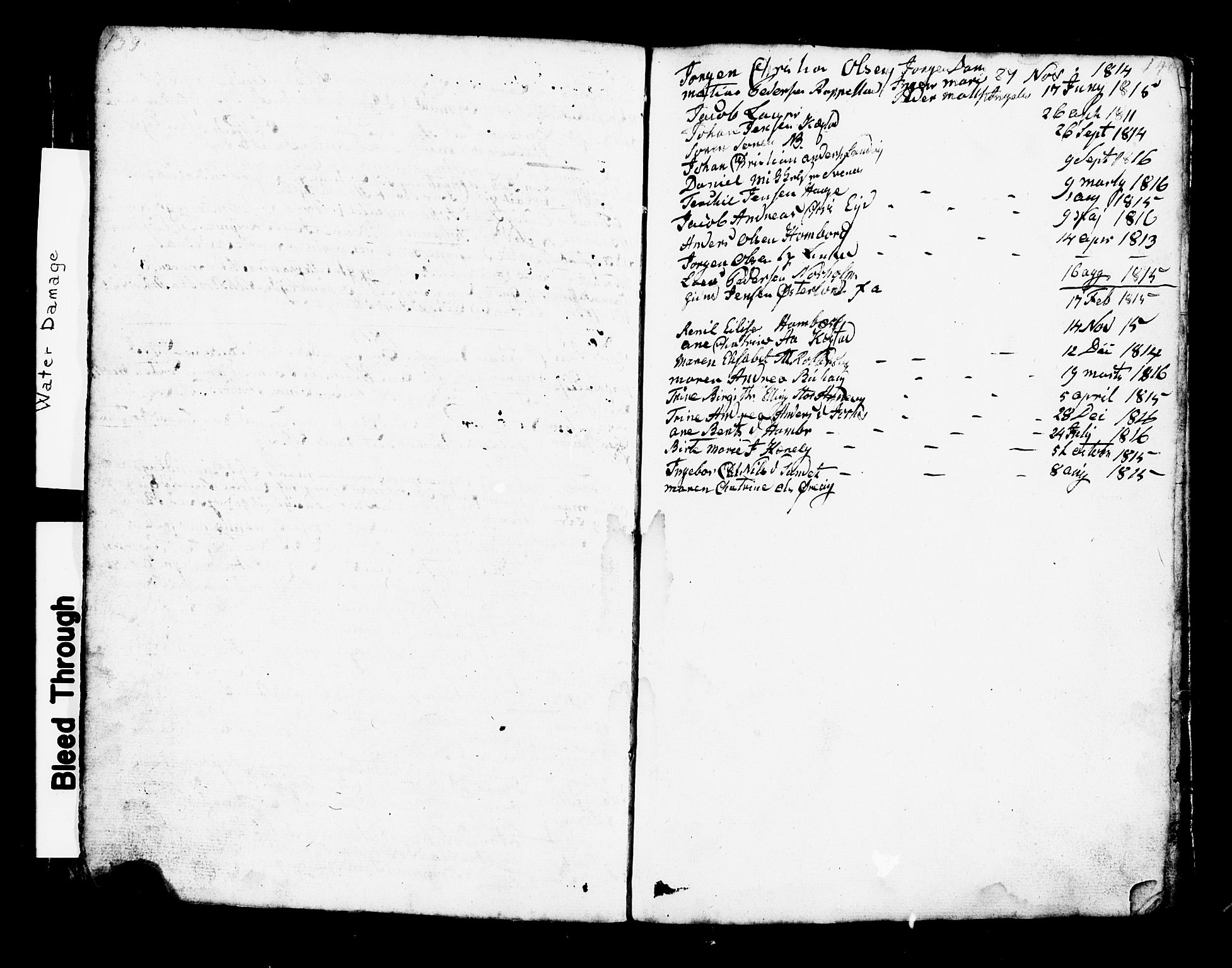 Hommedal sokneprestkontor, SAK/1111-0023/F/Fb/Fbb/L0002: Klokkerbok nr. B 2 /1, 1791-1819, s. 139-140