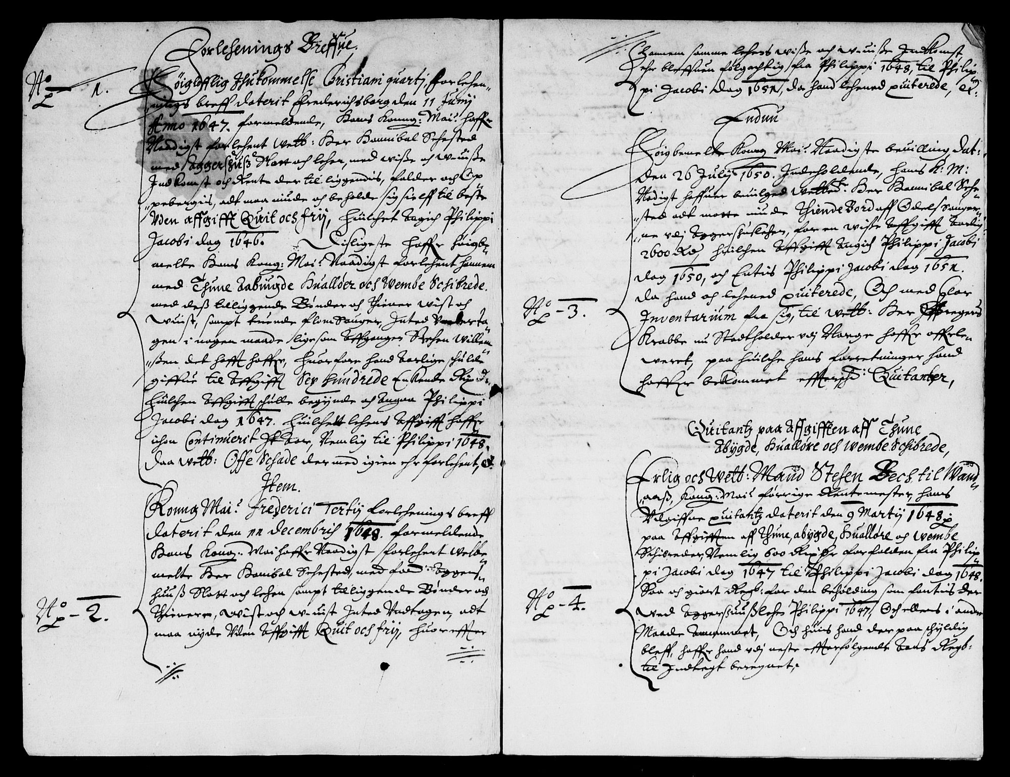 Rentekammeret inntil 1814, Reviderte regnskaper, Lensregnskaper, RA/EA-5023/R/Rb/Rba/L0205: Akershus len, 1642-1652