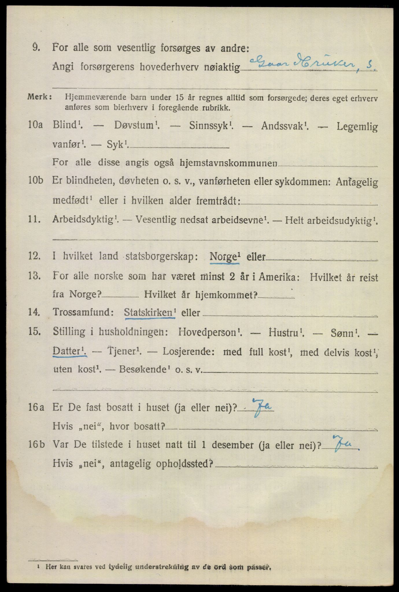 SAKO, Folketelling 1920 for 0631 Flesberg herred, 1920, s. 3040