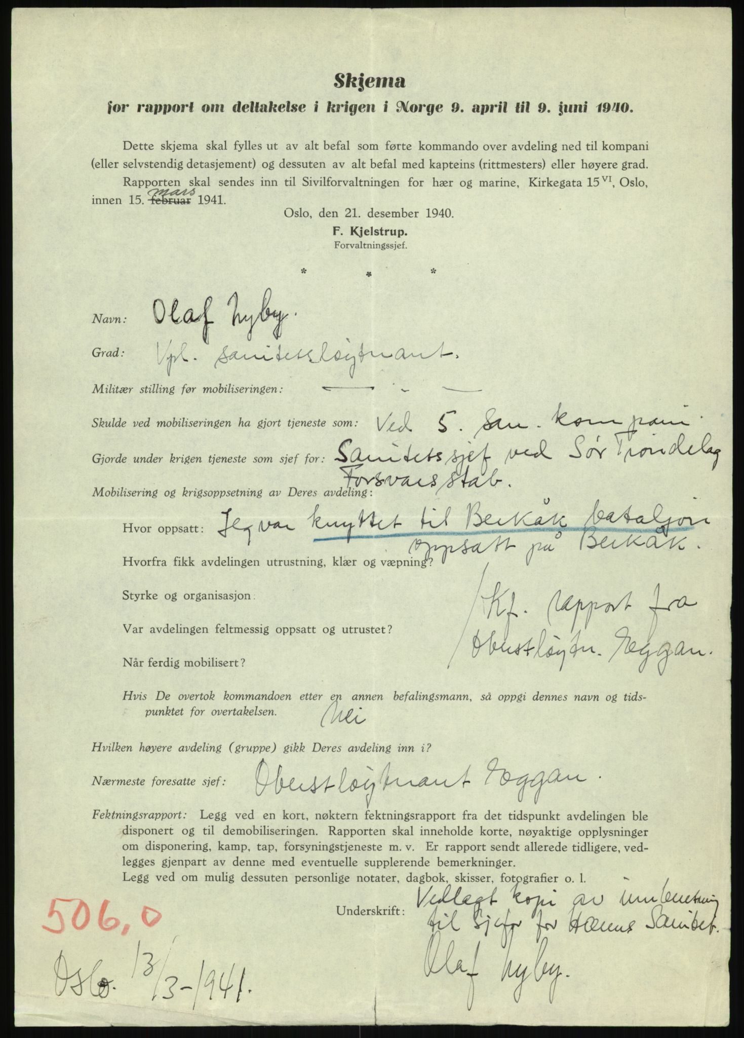 Forsvaret, Forsvarets krigshistoriske avdeling, AV/RA-RAFA-2017/Y/Yb/L0112: II-C-11-506-507  -  5. Divisjon., 1940, s. 514